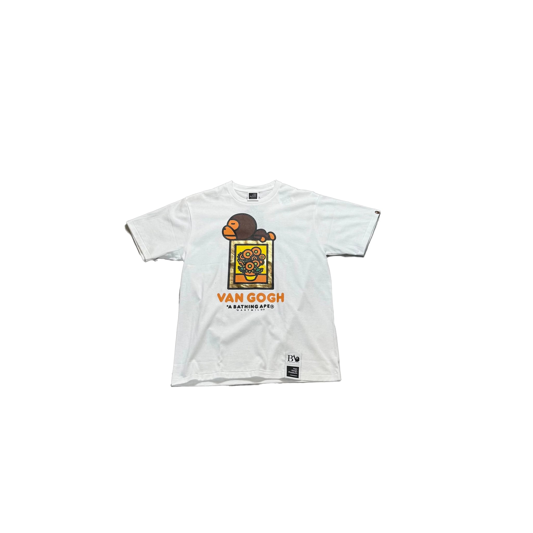 BNWT White A Bathing Ape (BAPE) x Van Gogh Tee - L
