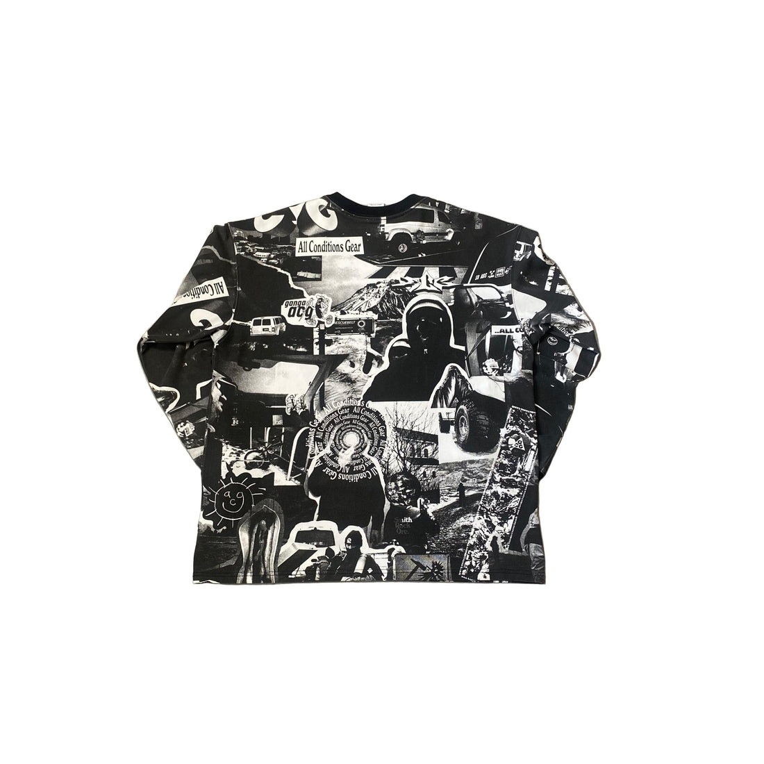 Black + White Nike ACG Long Sleeve Tee - L