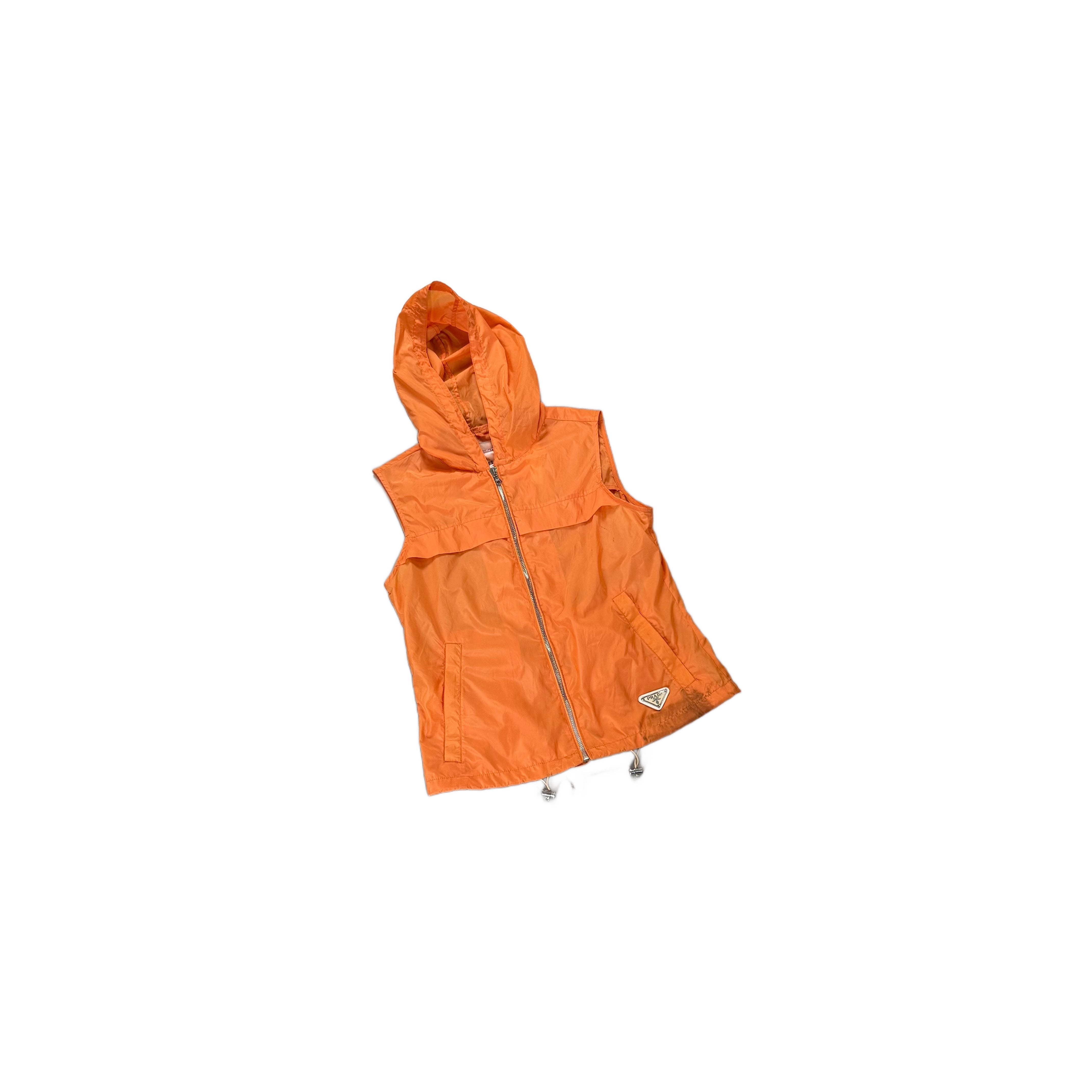 Orange Prada Gilet - S