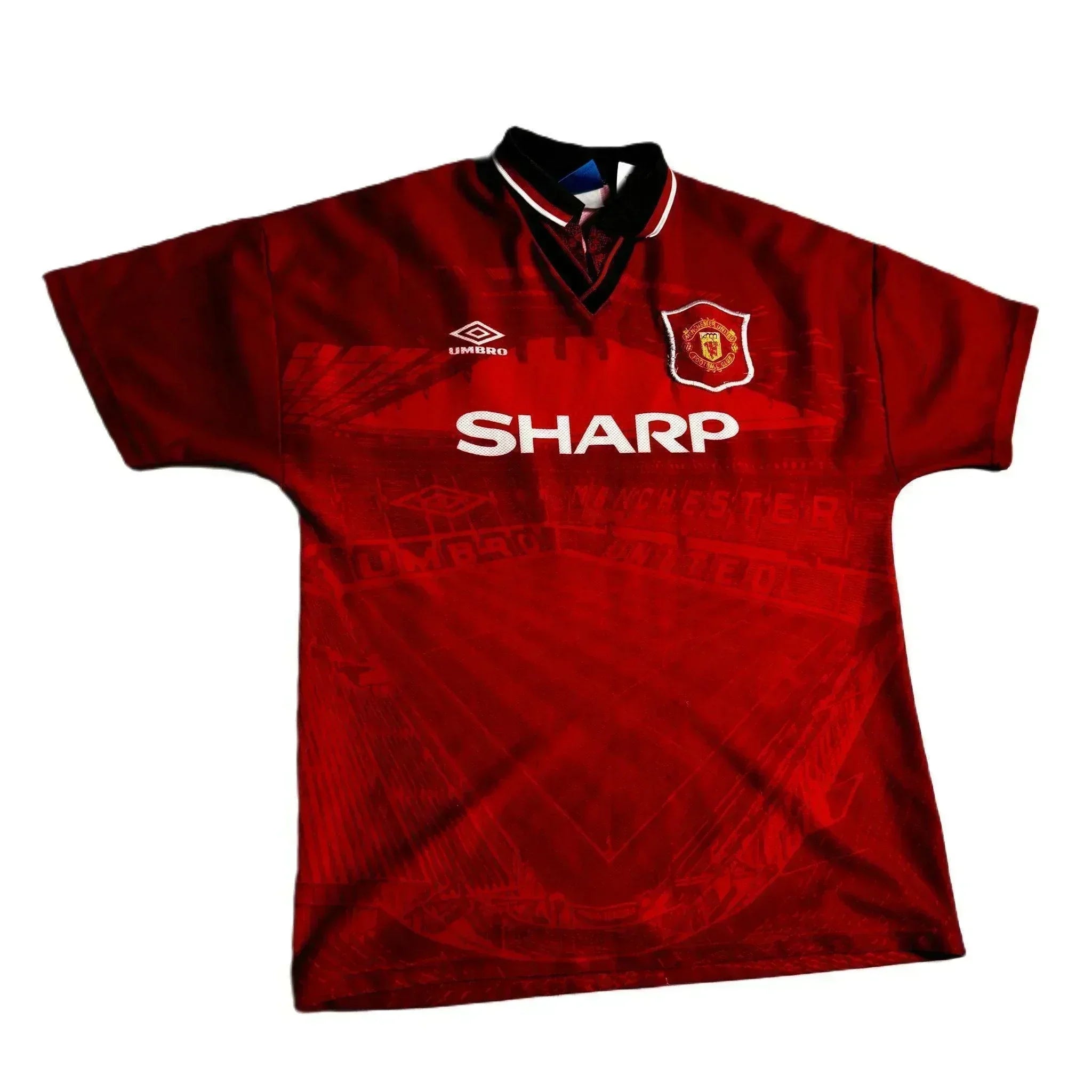 1994 - 96 Manchester United Home Shirt - L