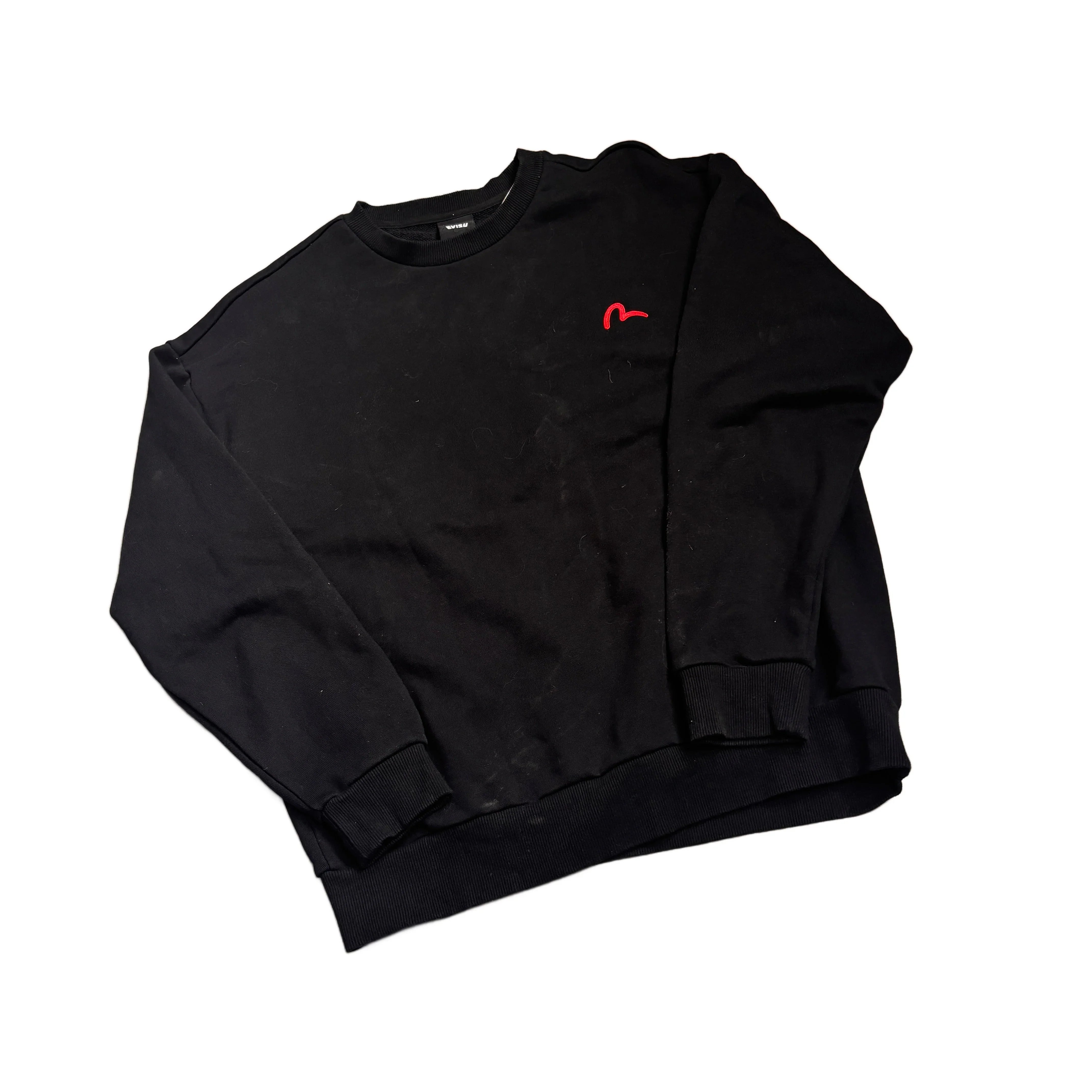 Black Evisu Sweatshirt - L