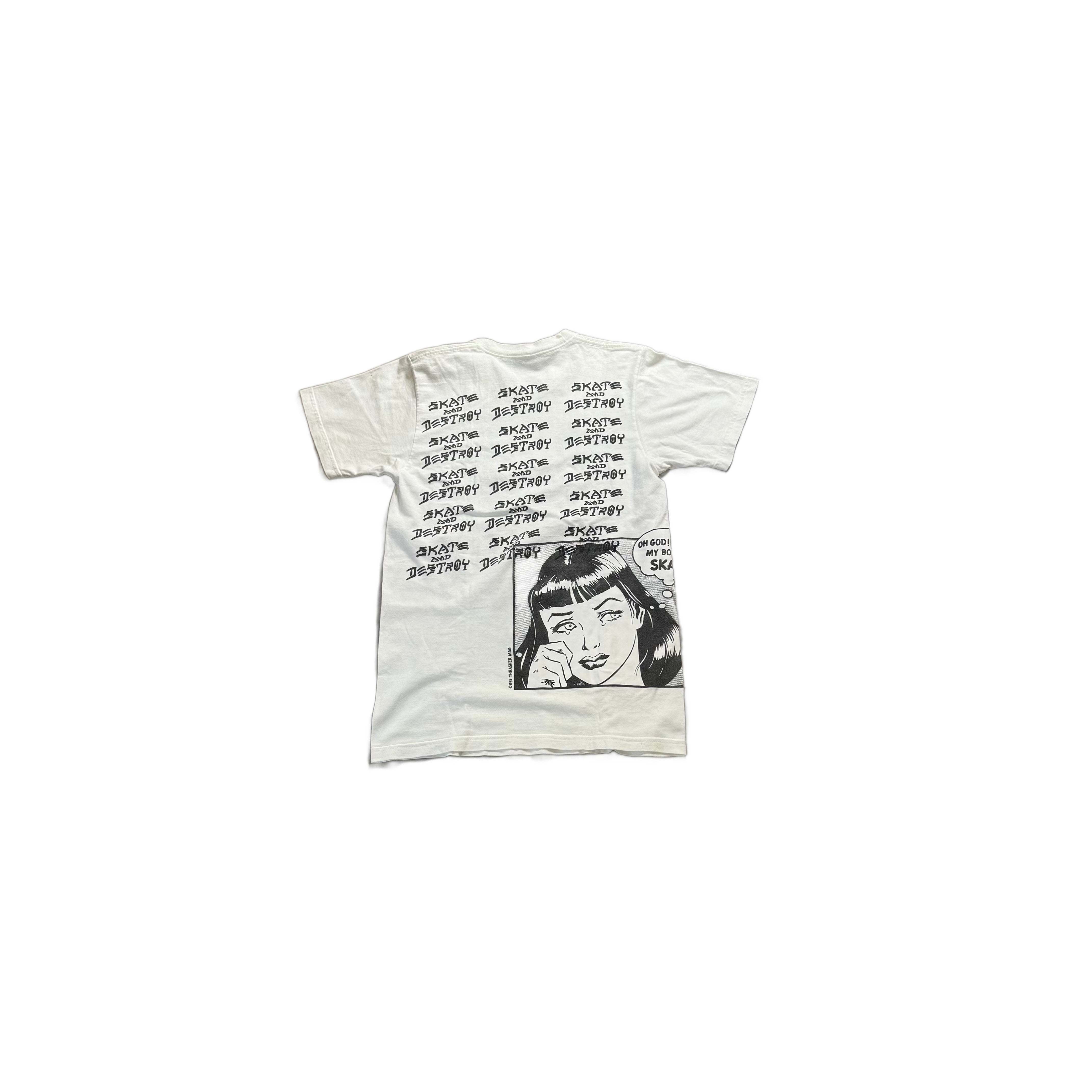 White Supreme Tee - S