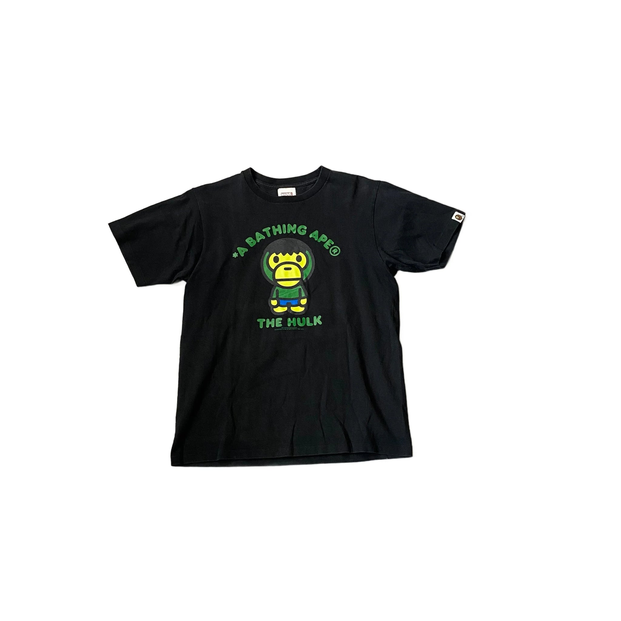 Black A Bathing Ape (BAPE) Hulk Tee - M
