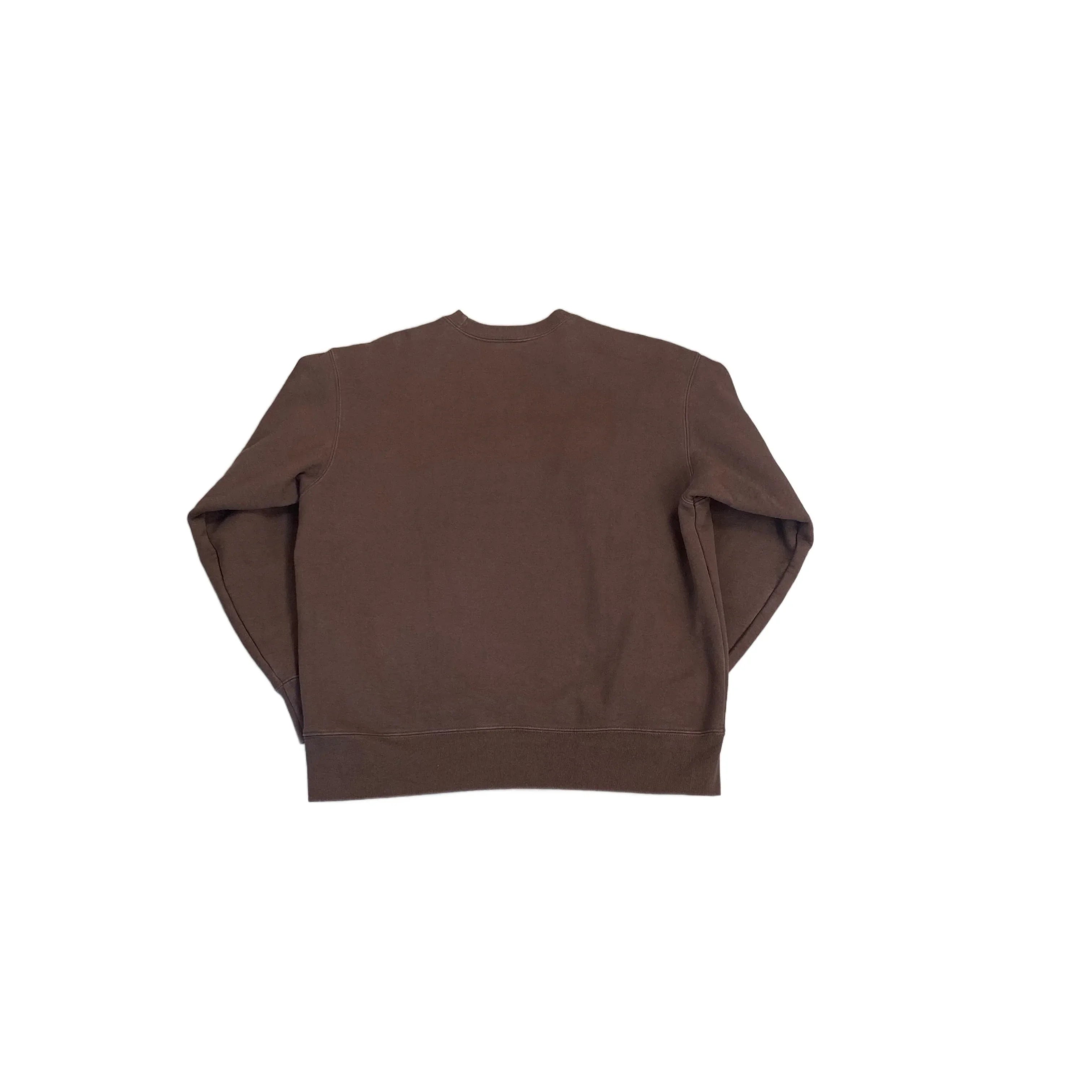 Brown Supreme Box Logo Sweatshirt - S