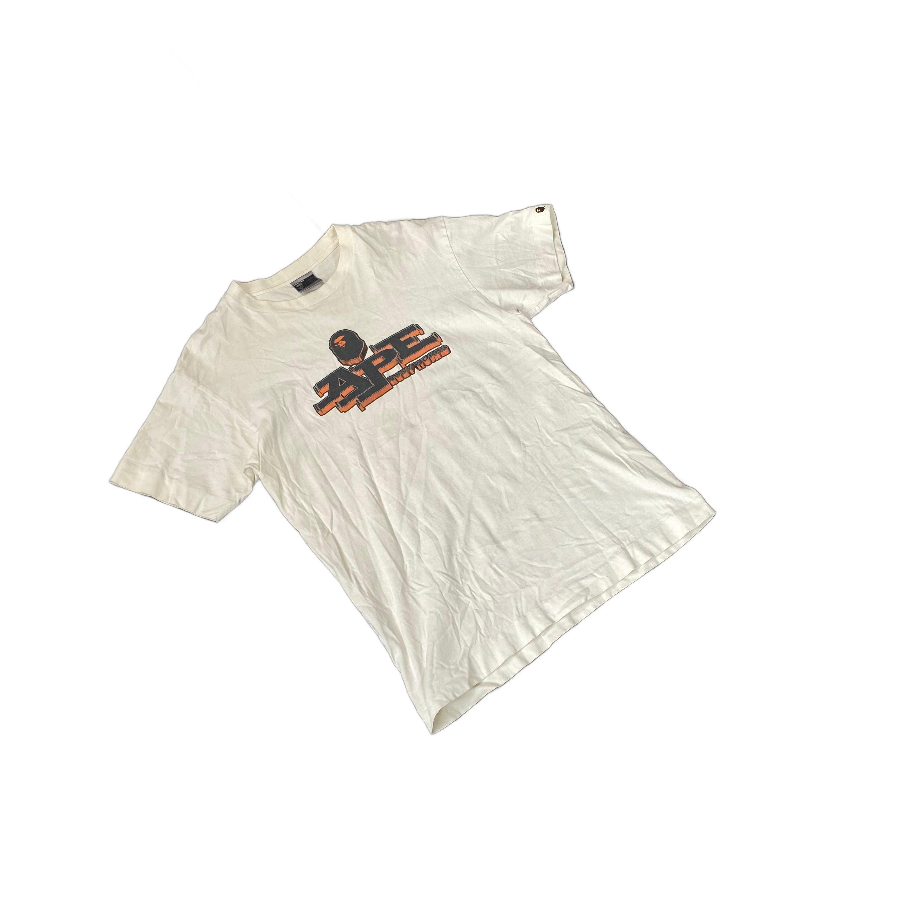 White A Bathing Ape (BAPE) Tee - L