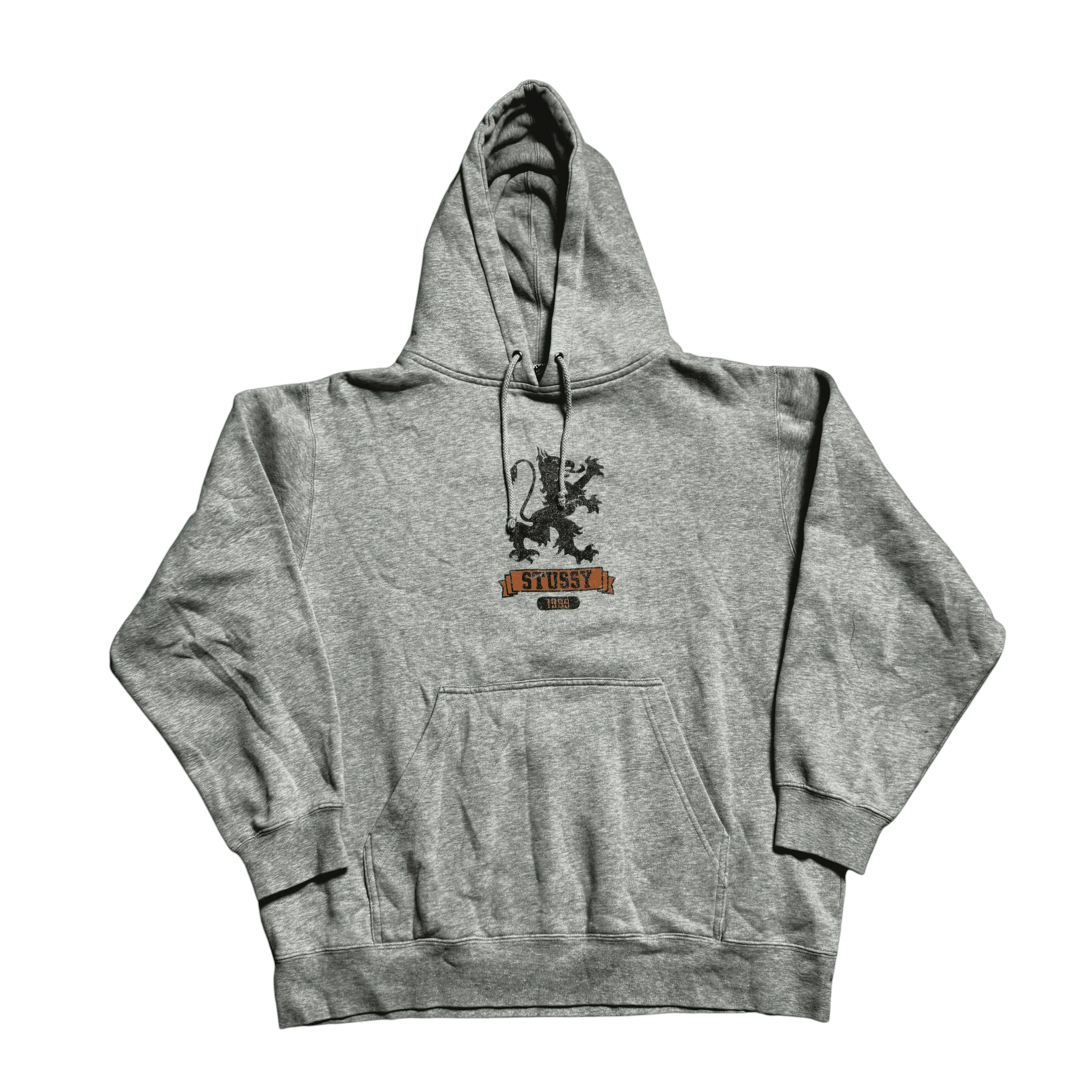Grey Stussy Hoodie - M