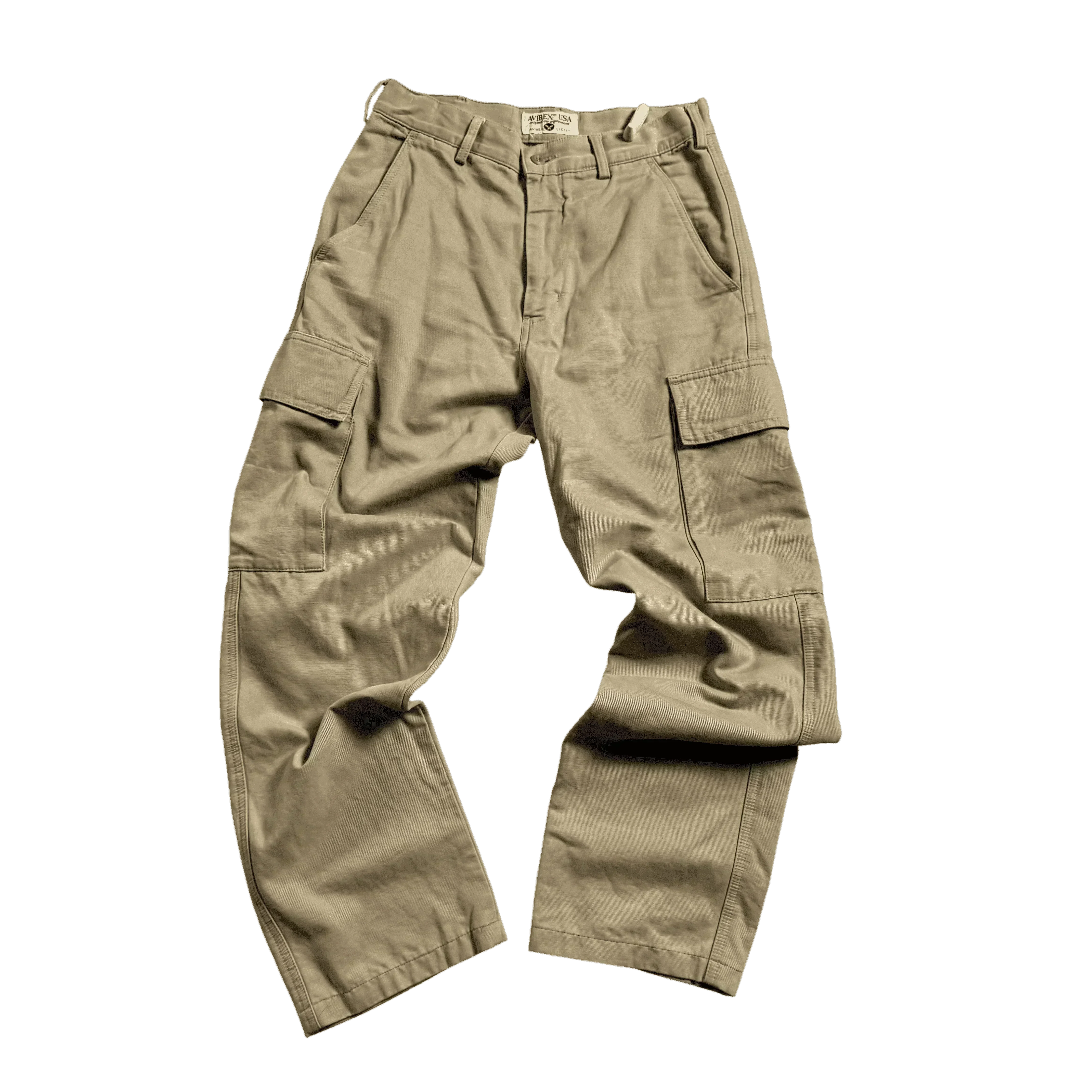 Beige Avirex Bottoms - 30