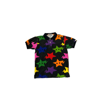 Black A Bathing Ape (BAPE) Polo Shirt - S