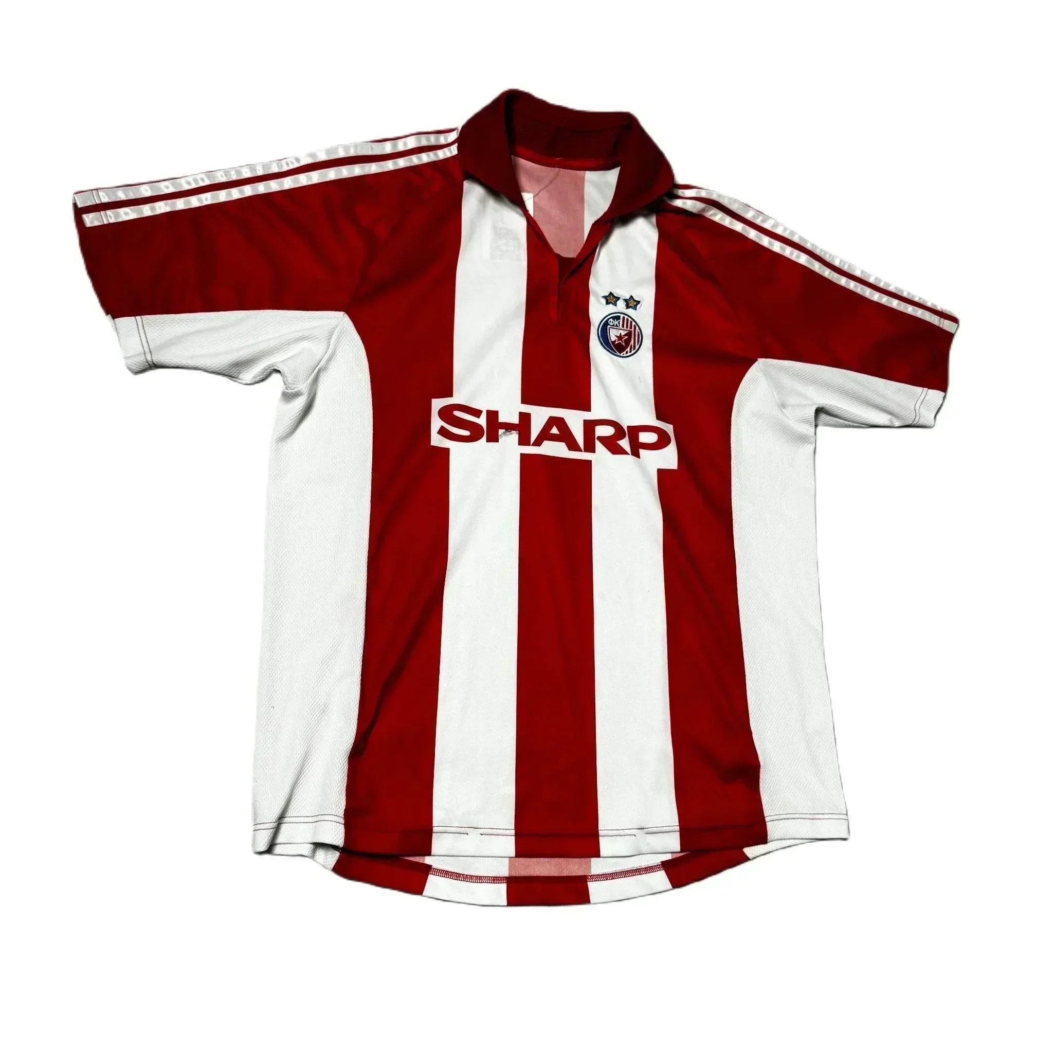 Vintage Red Star Belgrade Home Shirt - XL