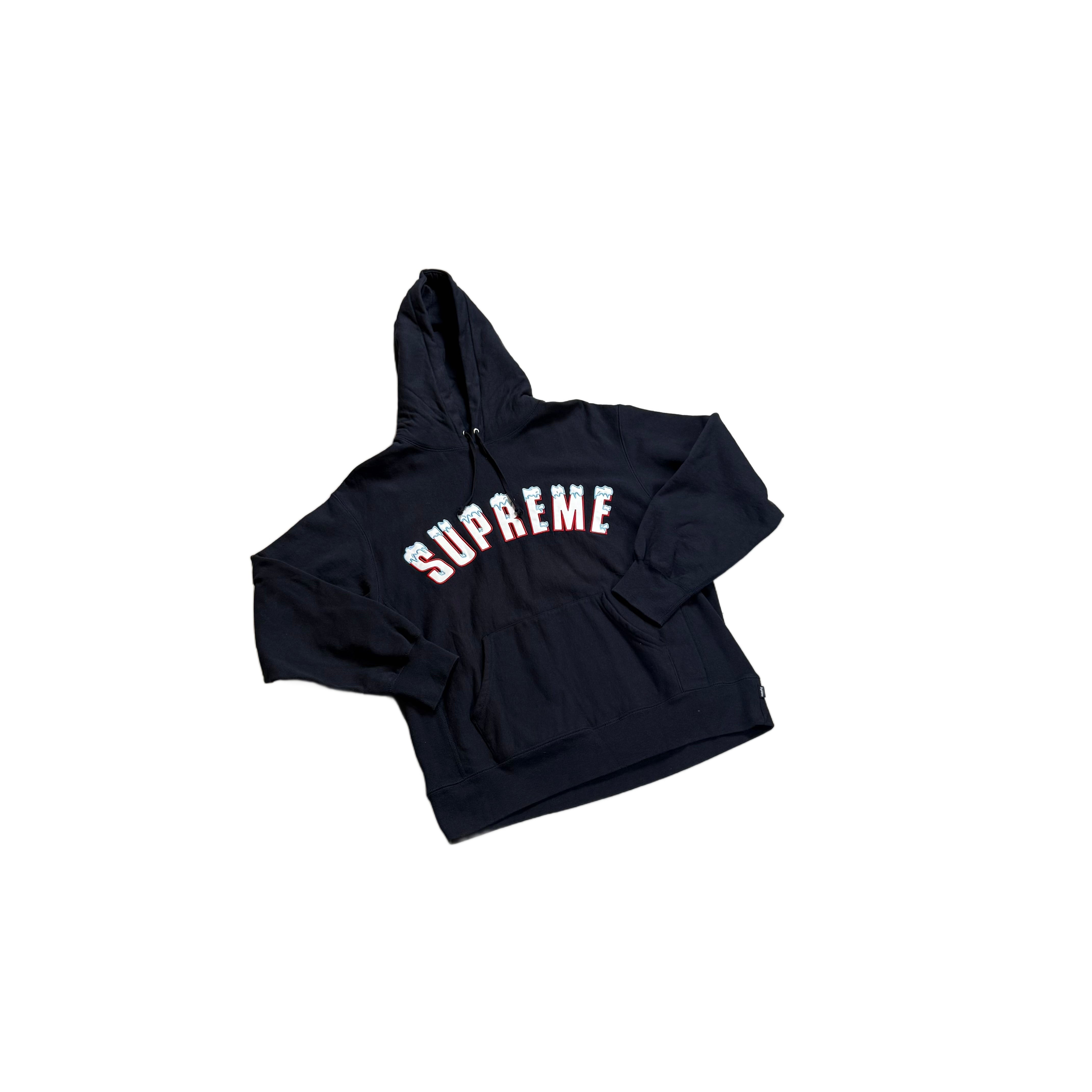 Black Supreme Hoodie - M