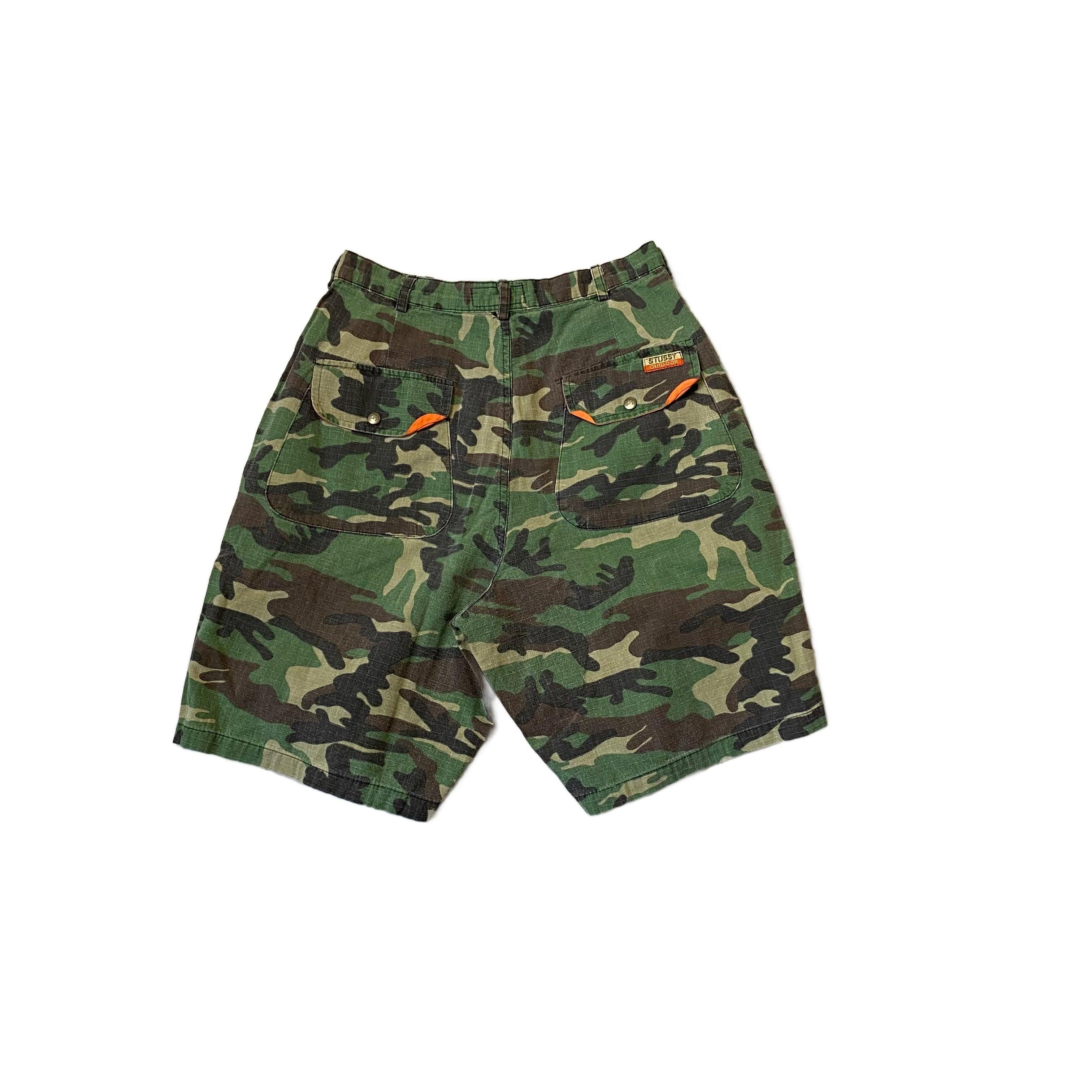 Camo Stussy Shorts - W30