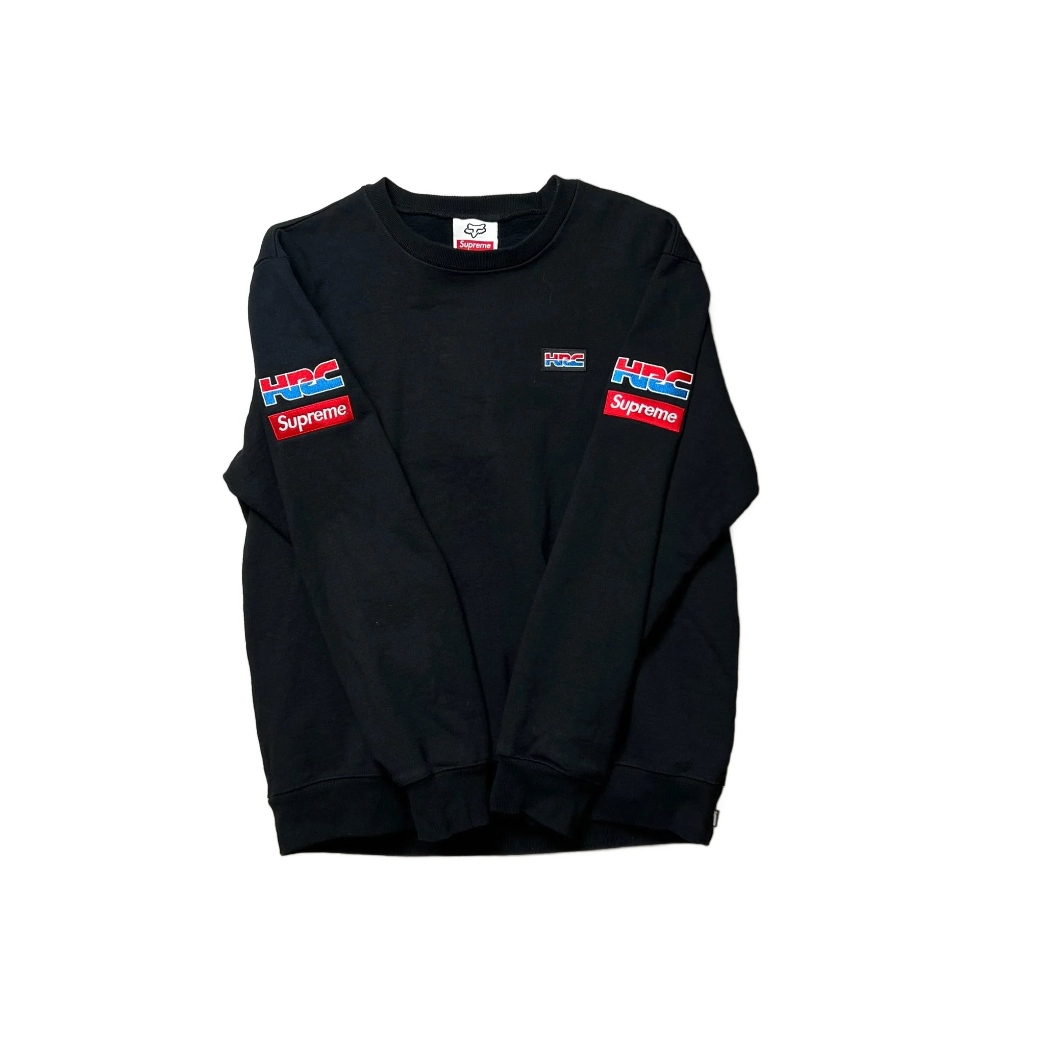 Black Supreme Fox Racing Sweatshirt - L