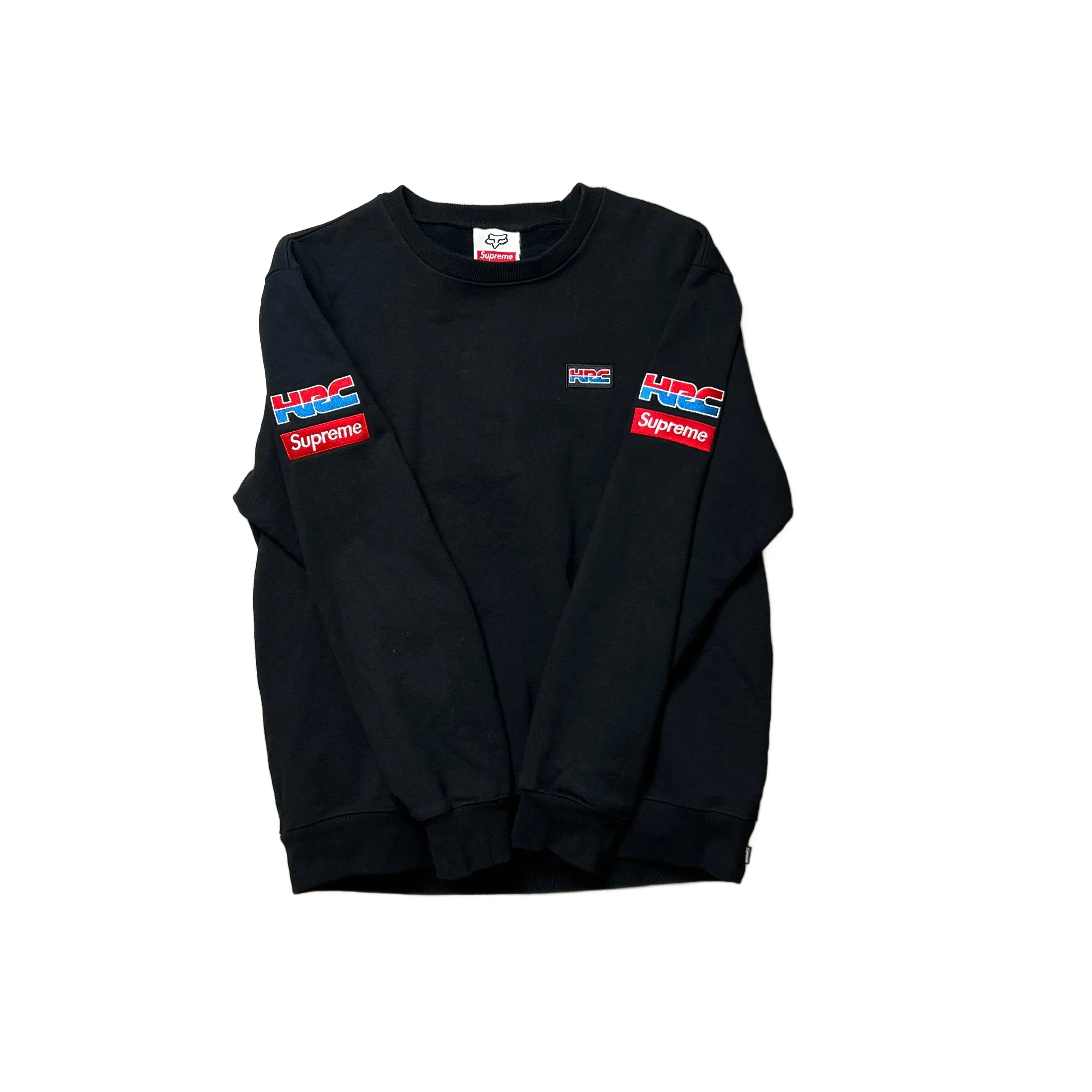 Black Supreme Fox Racing Sweatshirt - L