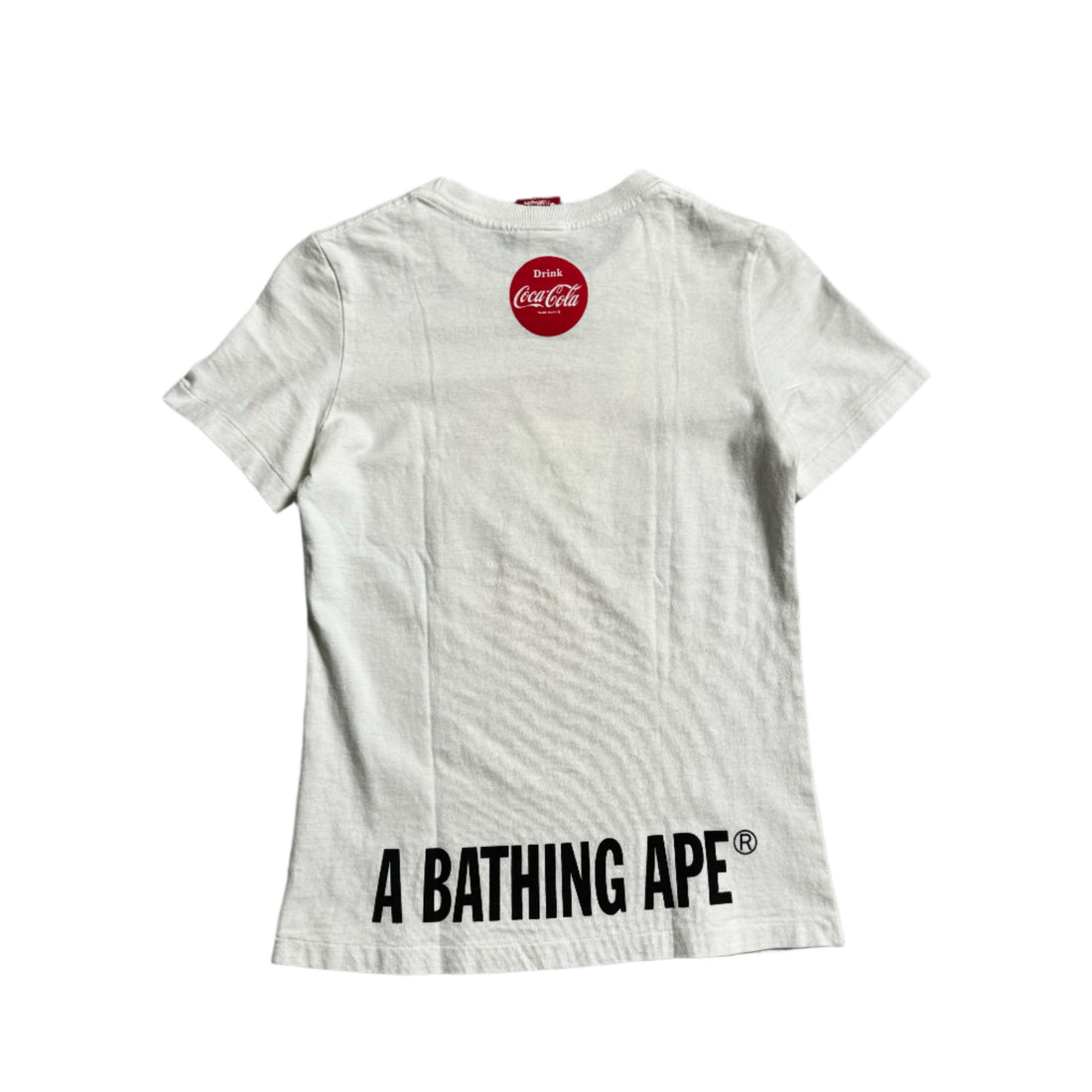 White A Bathing Ape (BAPE) x Coca-Cola Tee - XS