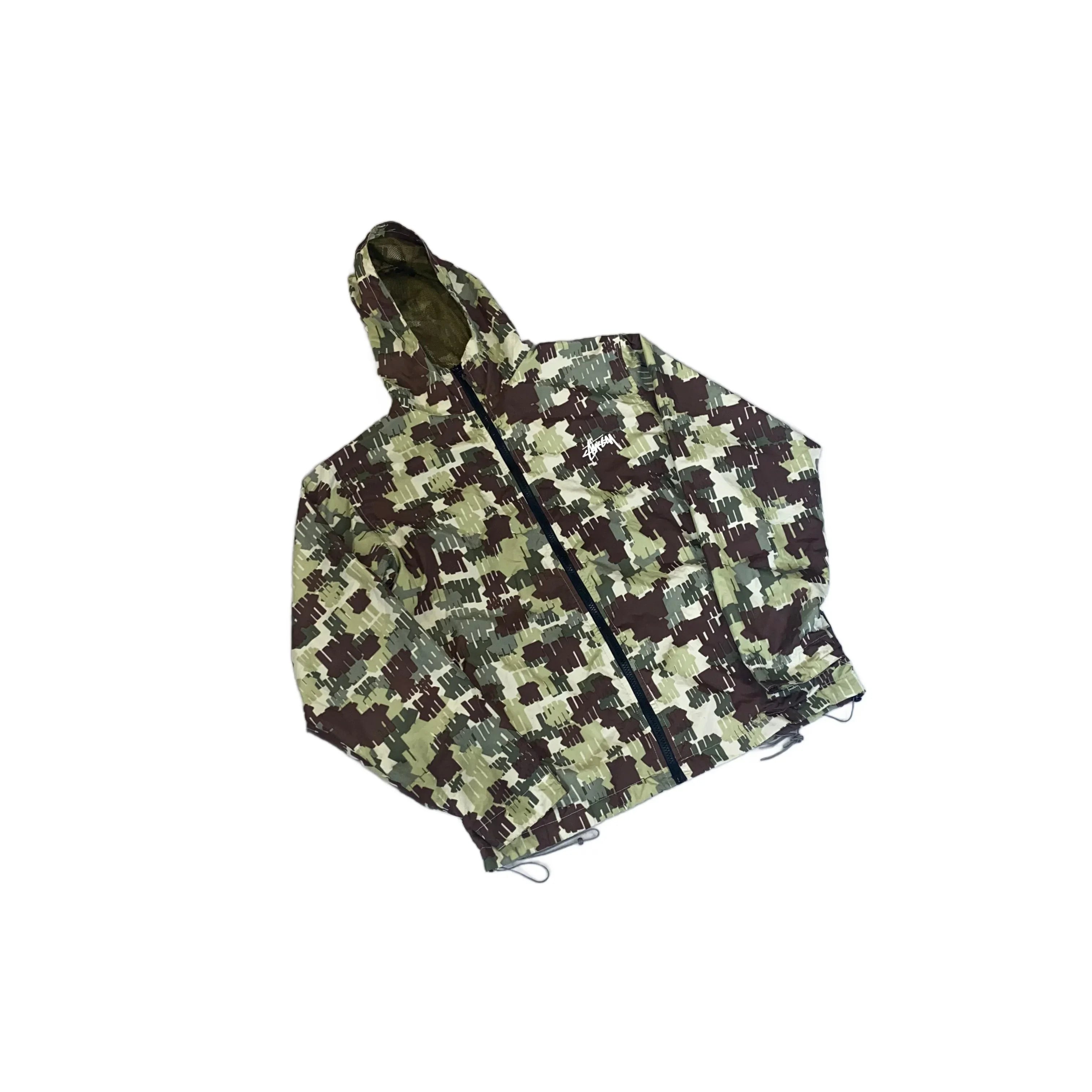 Camo Stussy Jacket - L