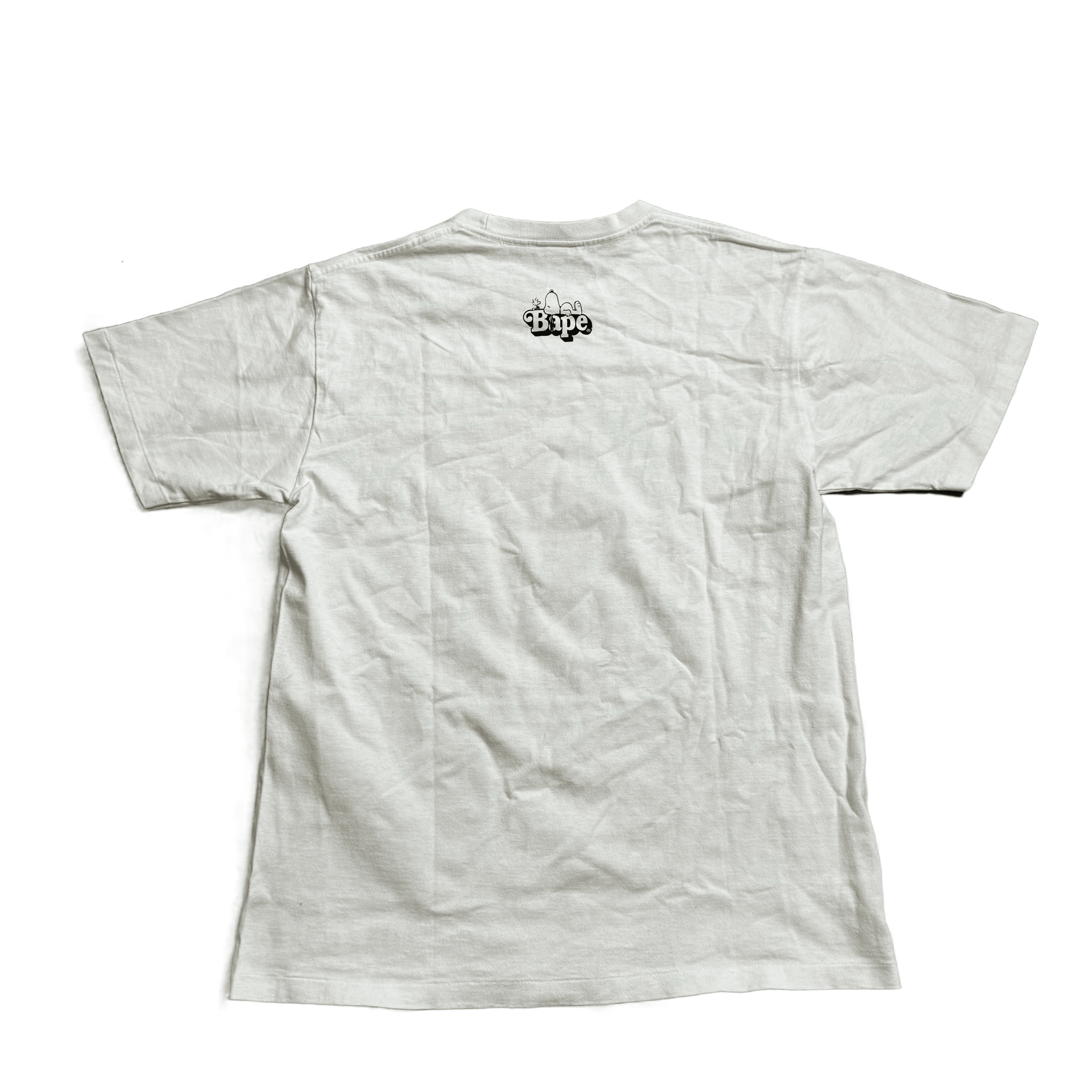 White A Bathing Ape (BAPE) x Snoopy Tee - L