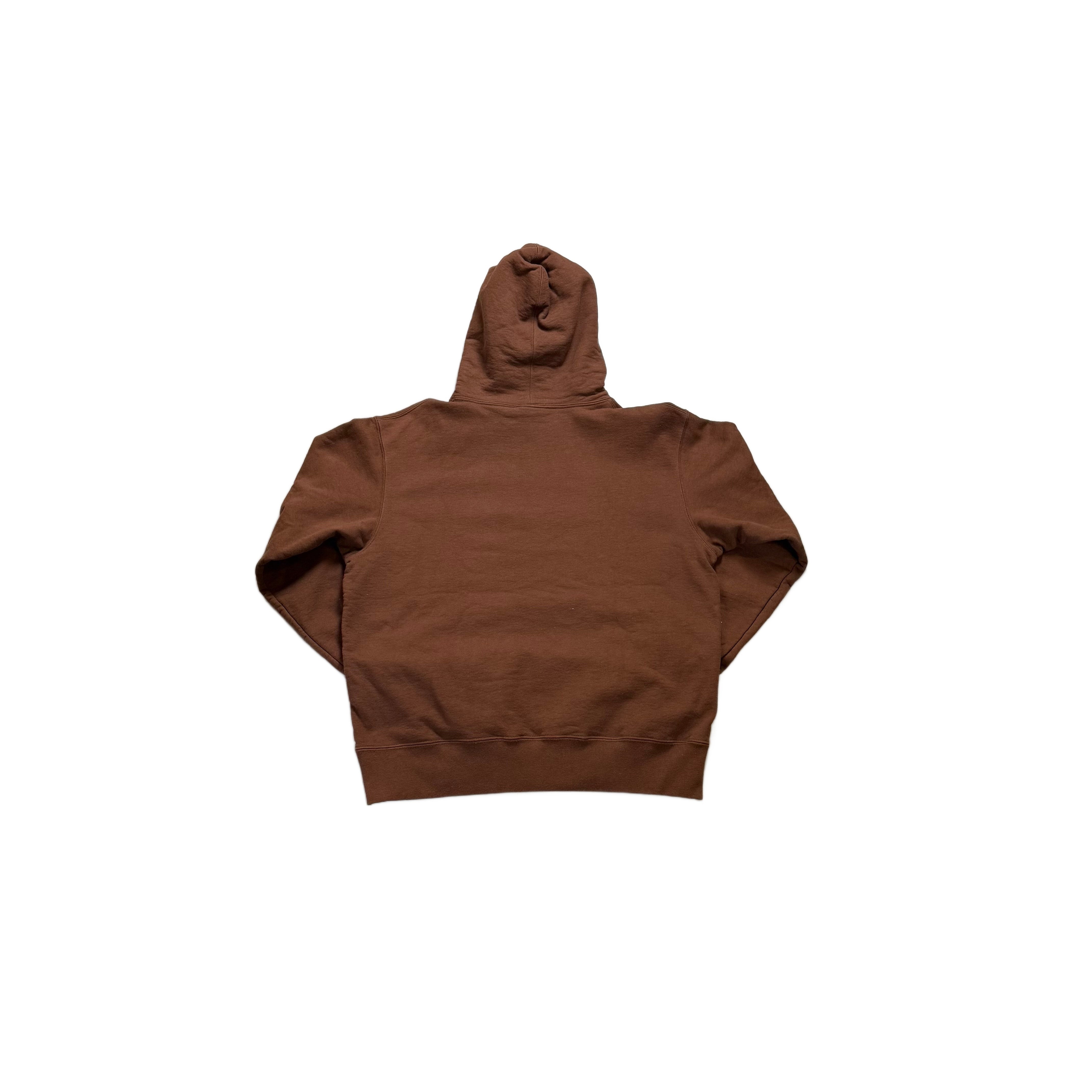 Brown Supreme Hoodie - M