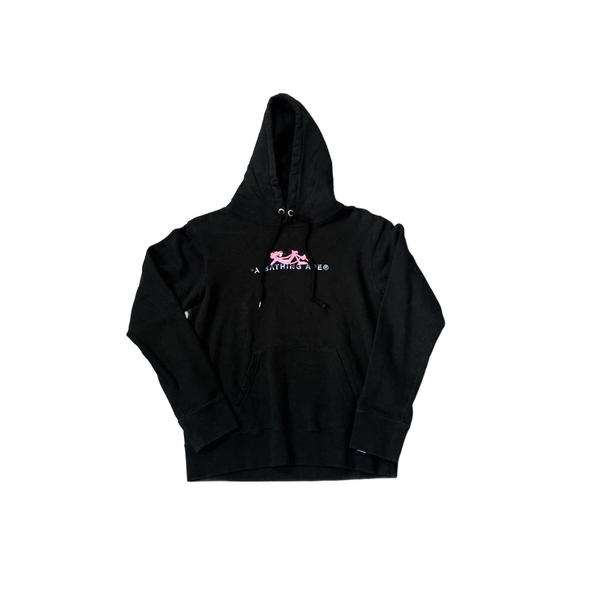 Black A Bathing Ape (BAPE) x Pink Panther Hoodie - M