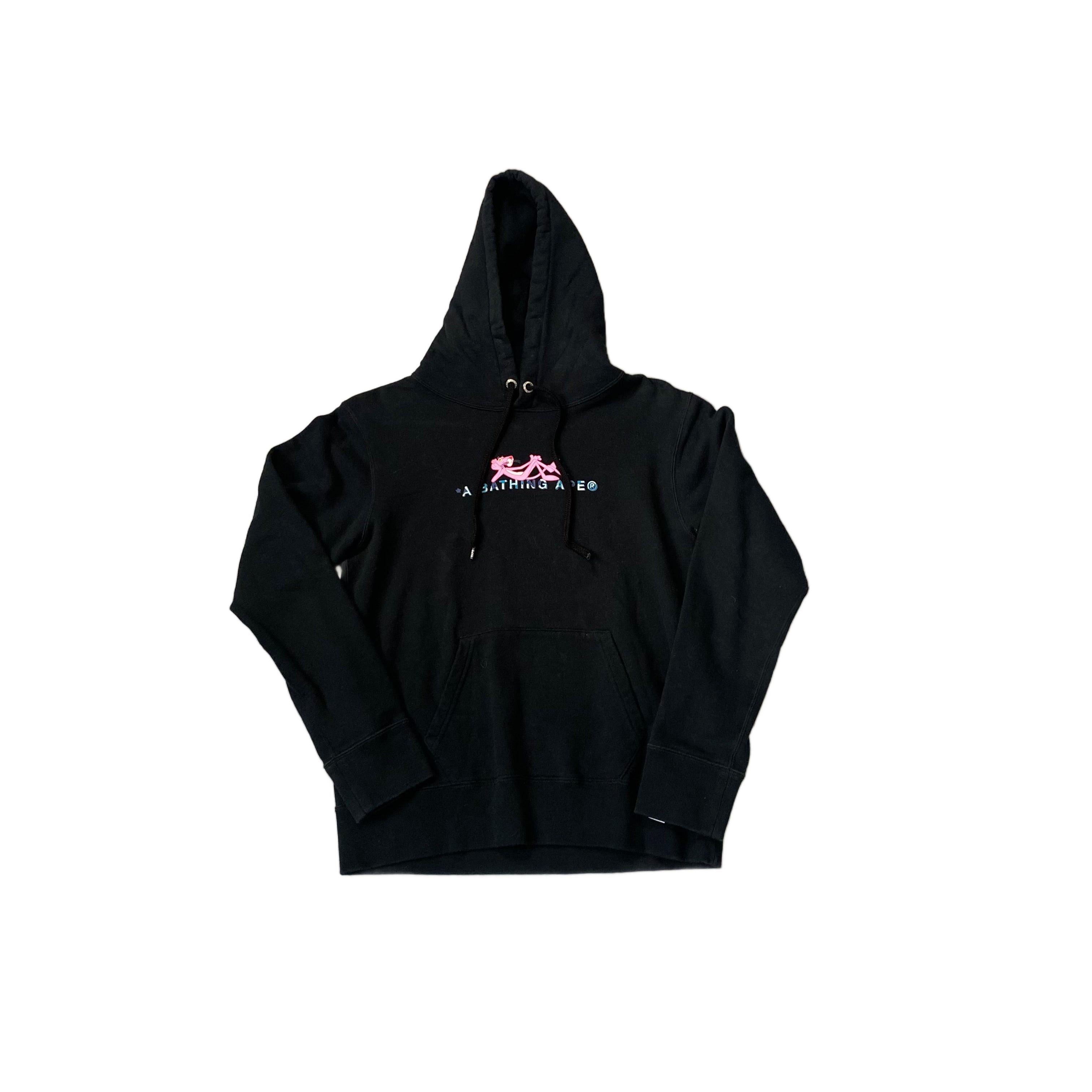 Black A Bathing Ape (BAPE) x Pink Panther Hoodie - M