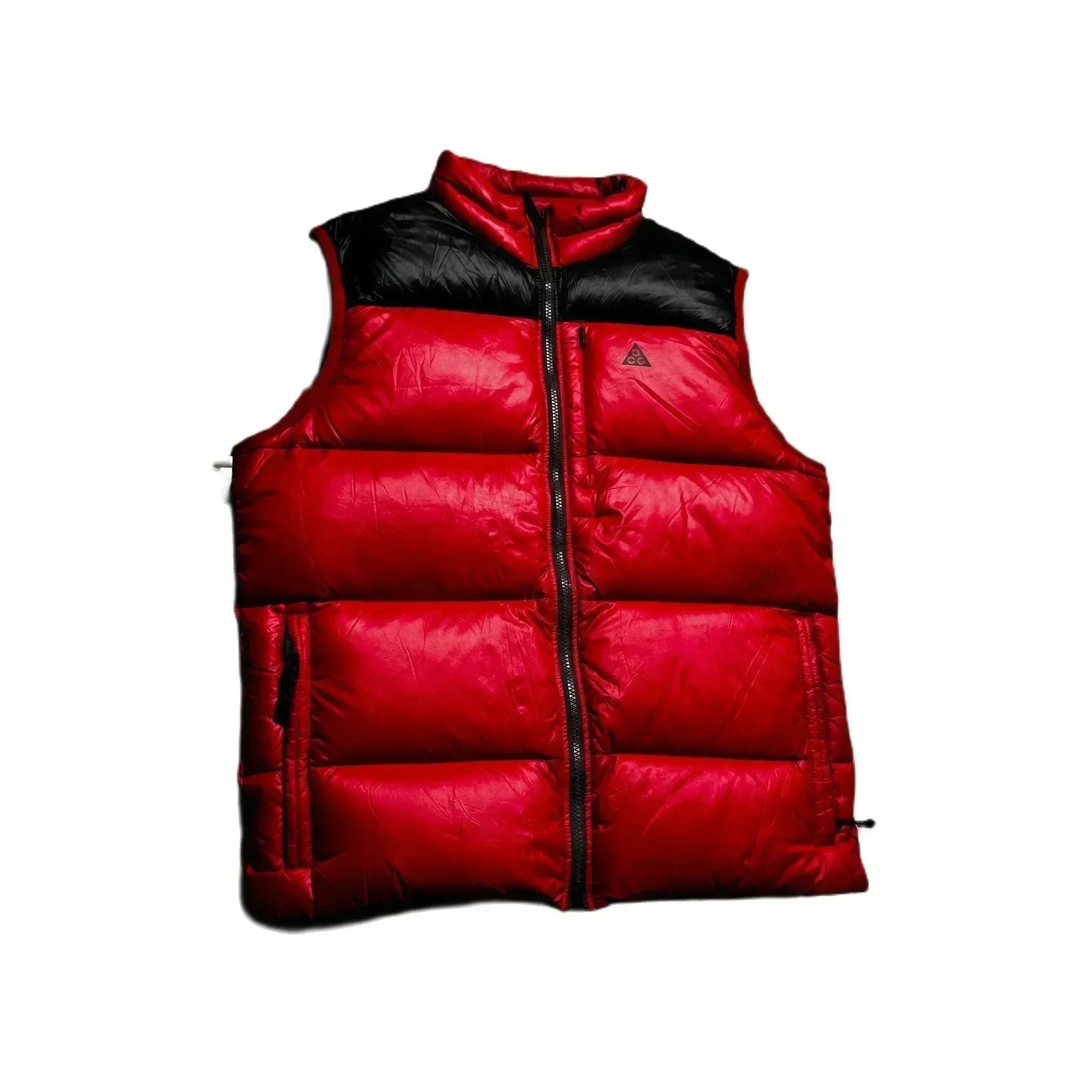 Vintage Red Nike ACG Puffer Gilet - L