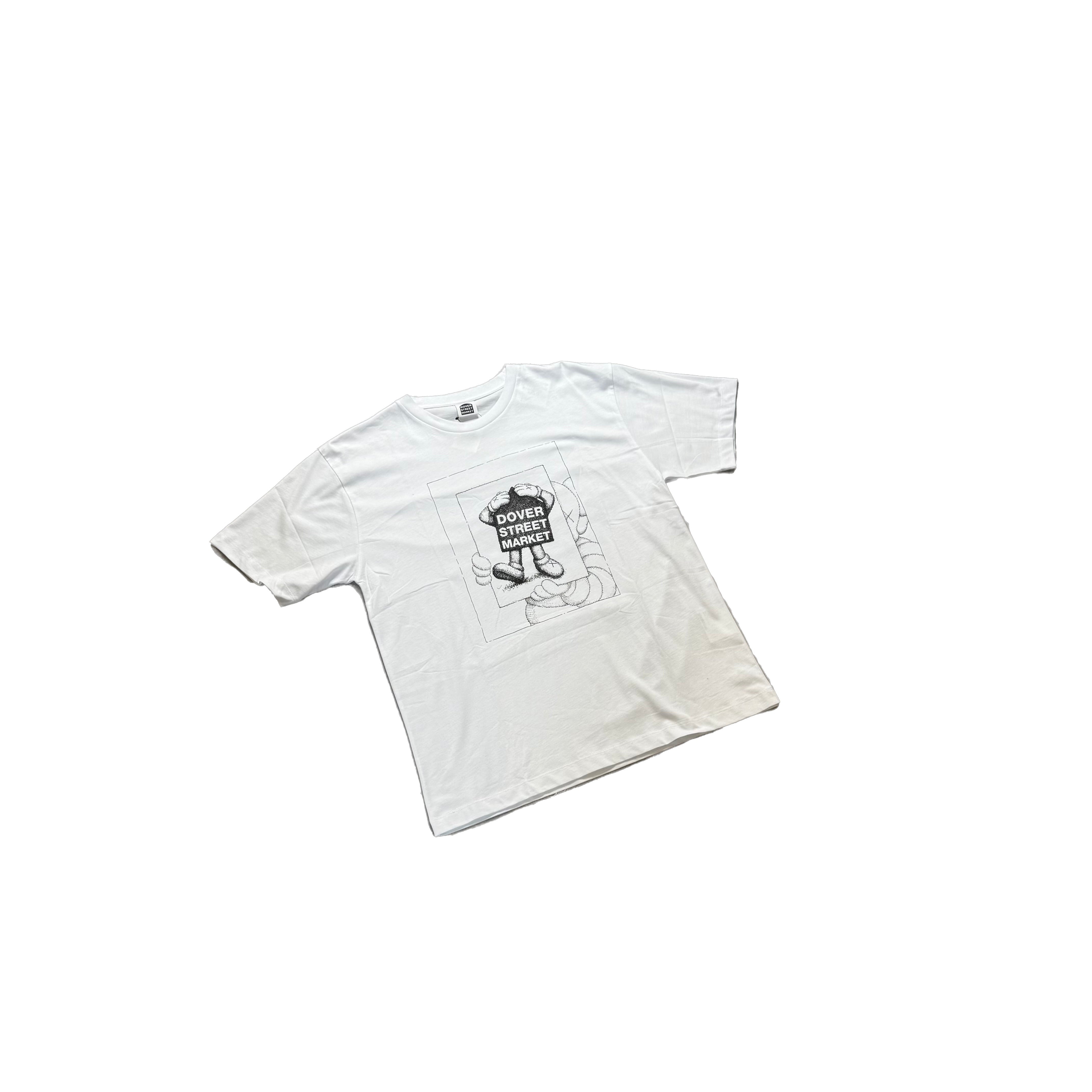 BNWT White KAWS x DSM Tee - L