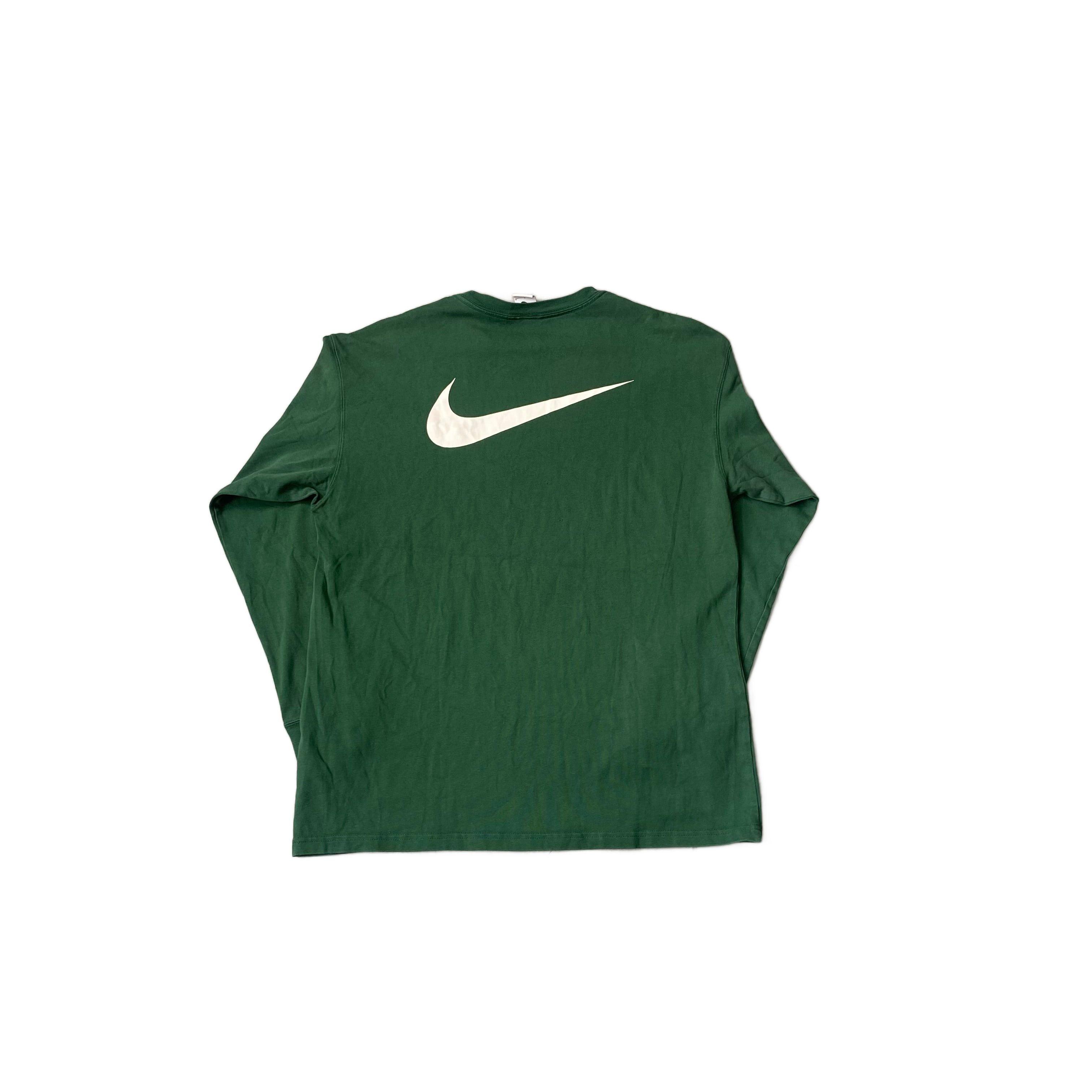 Green Nike x Stussy Long Sleeve Tee - L