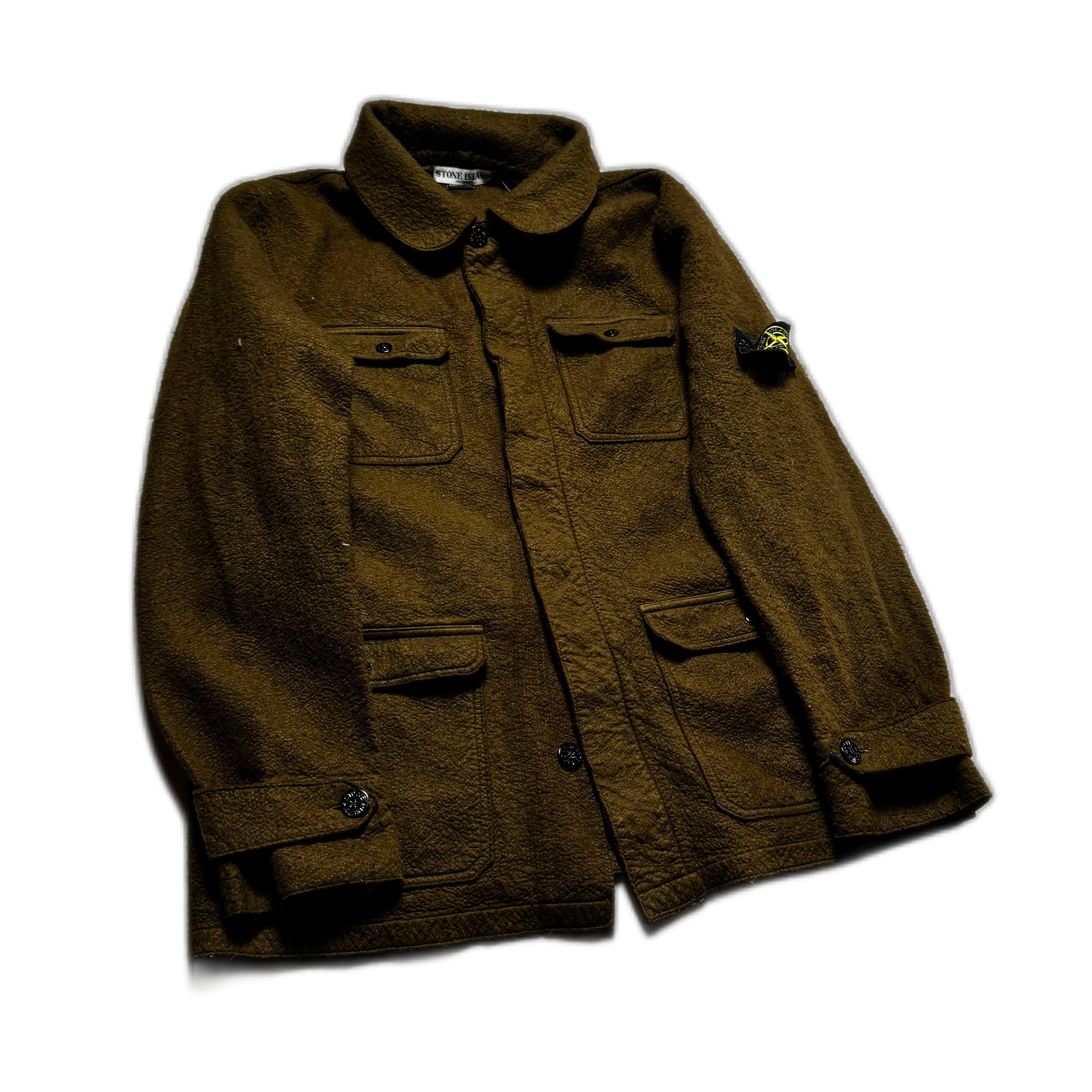 Vintage Beige Stone Island Coat - XL