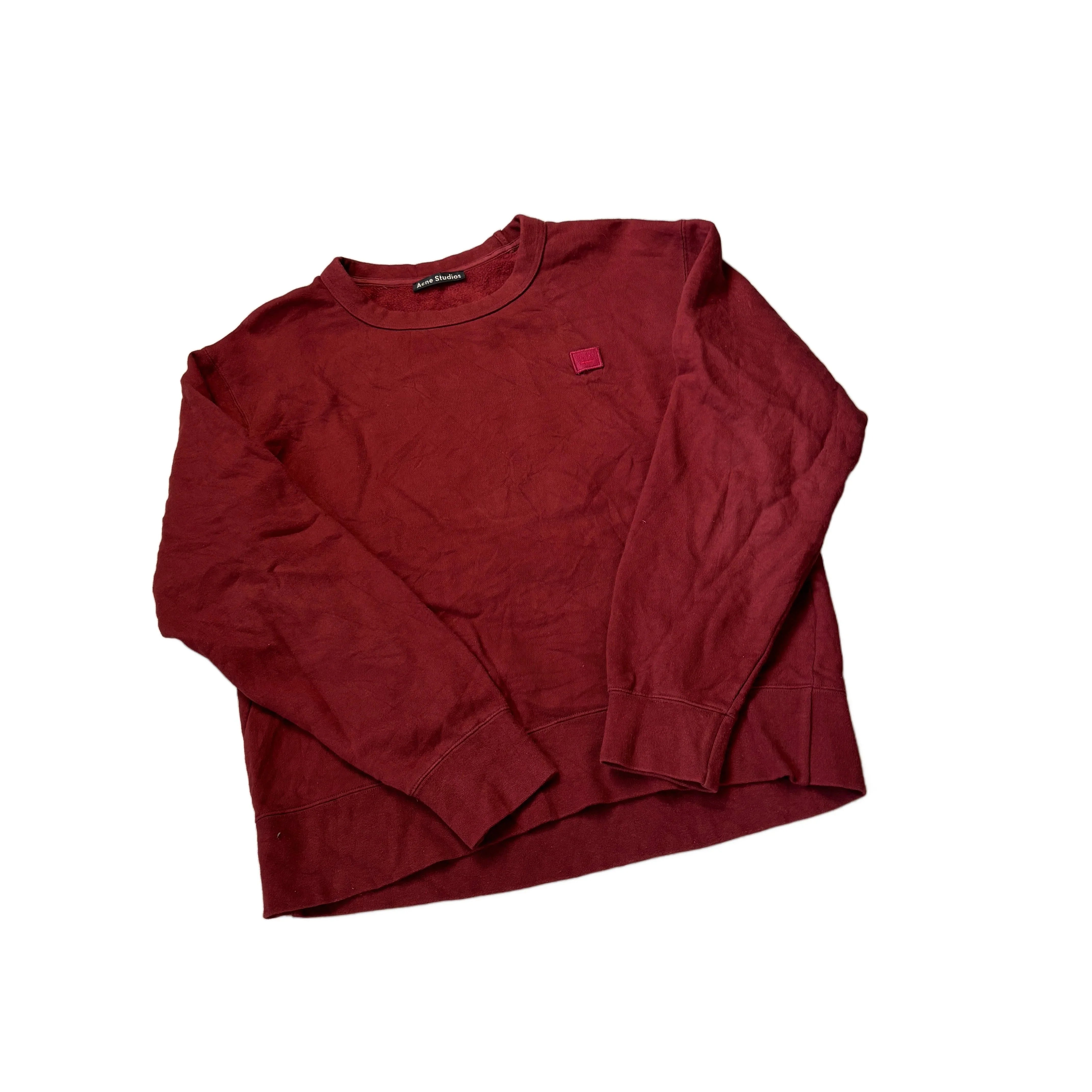Burgundy Acne Studios Sweatshirt - S