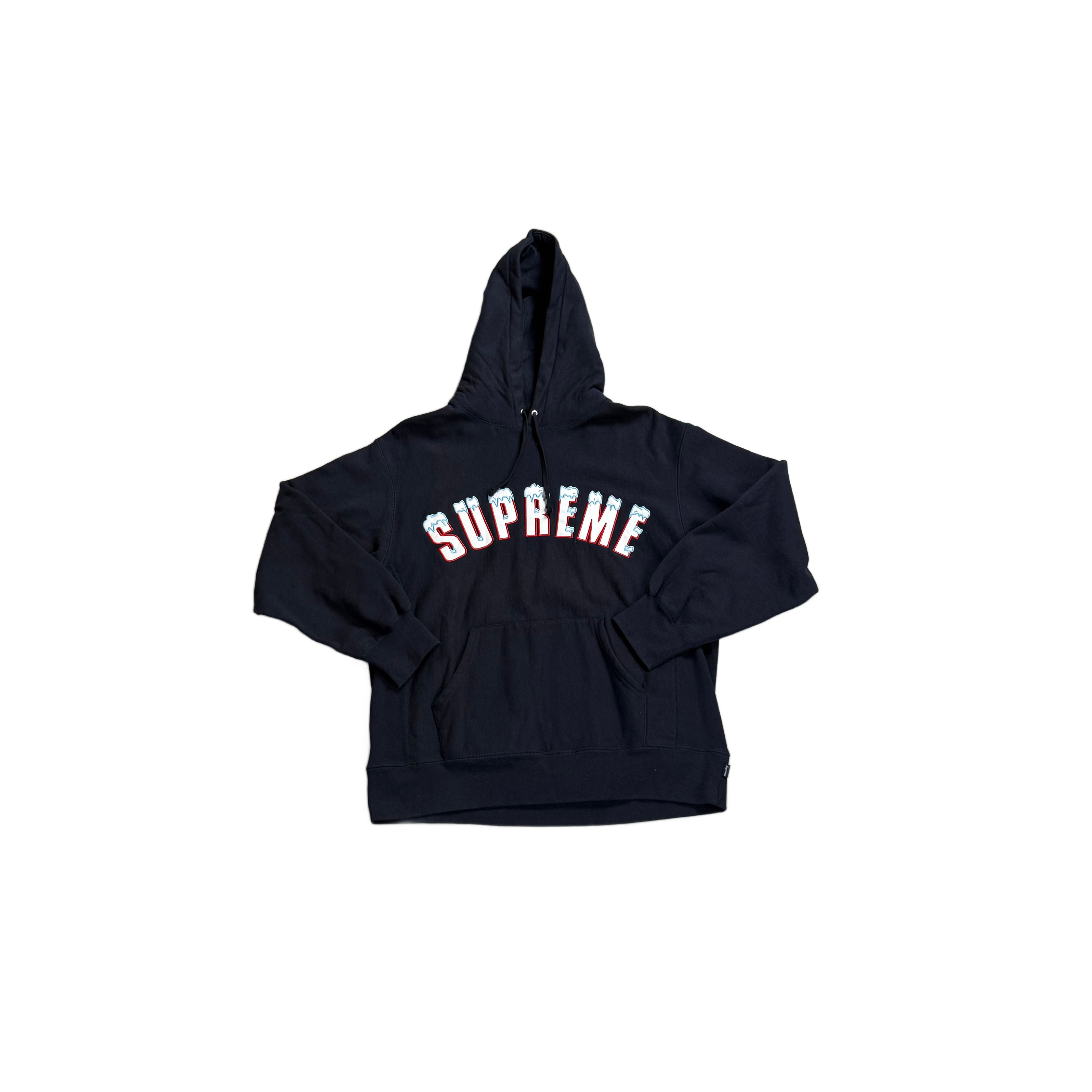 Black Supreme Hoodie - M