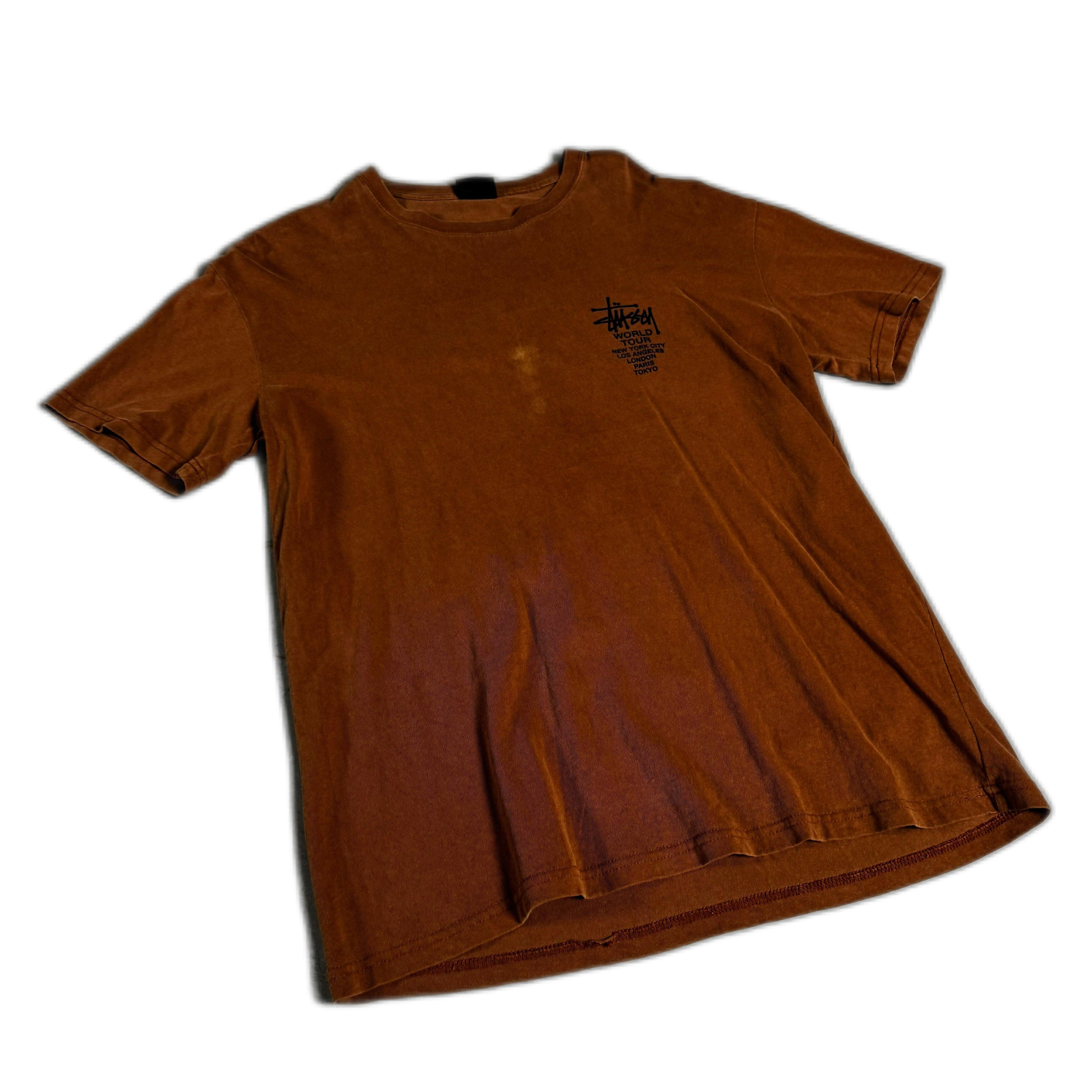 Brown Stussy Tee - M