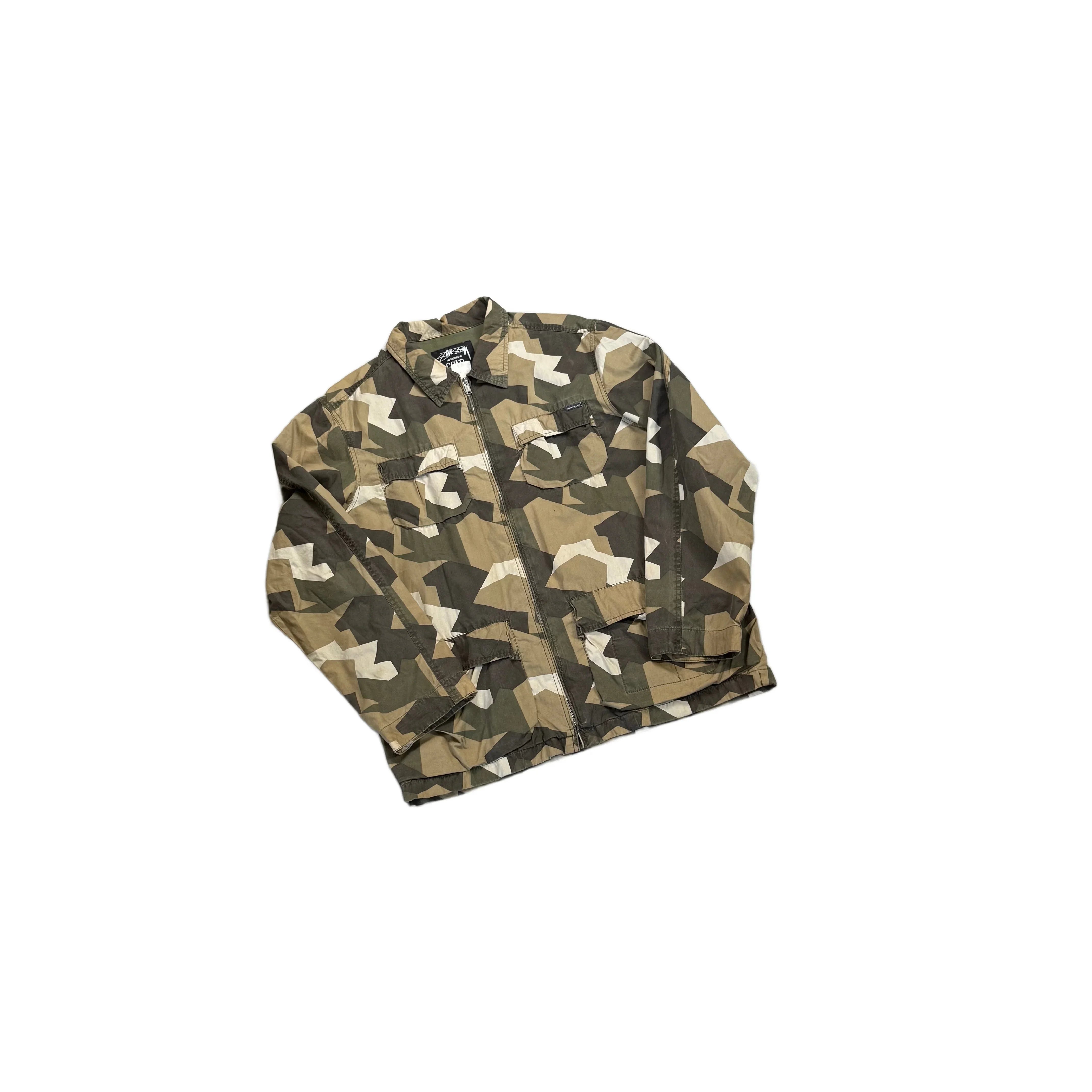 Camo Stussy Jacket - M