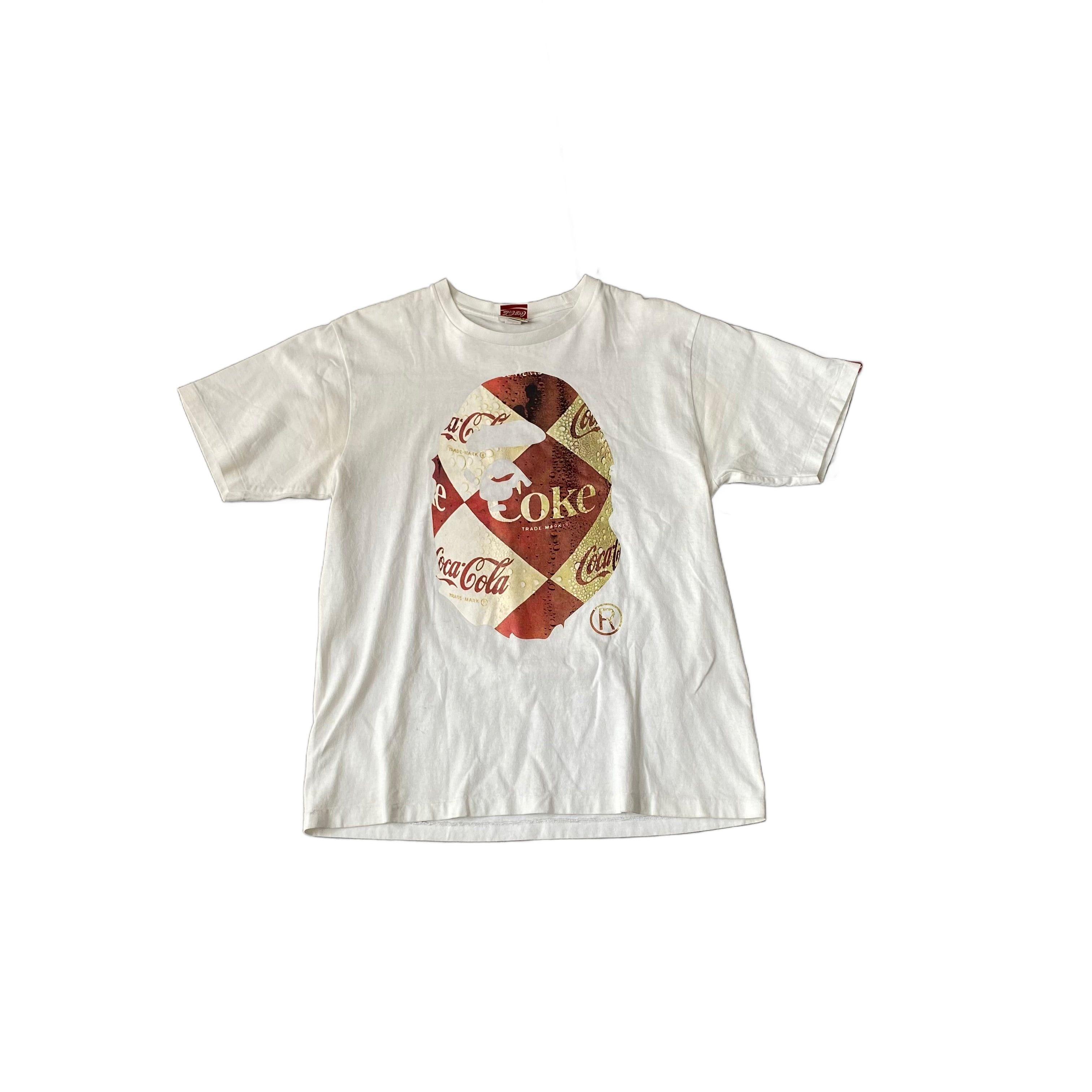White A Bathing Ape (BAPE) x Coca-Cola Tee - L