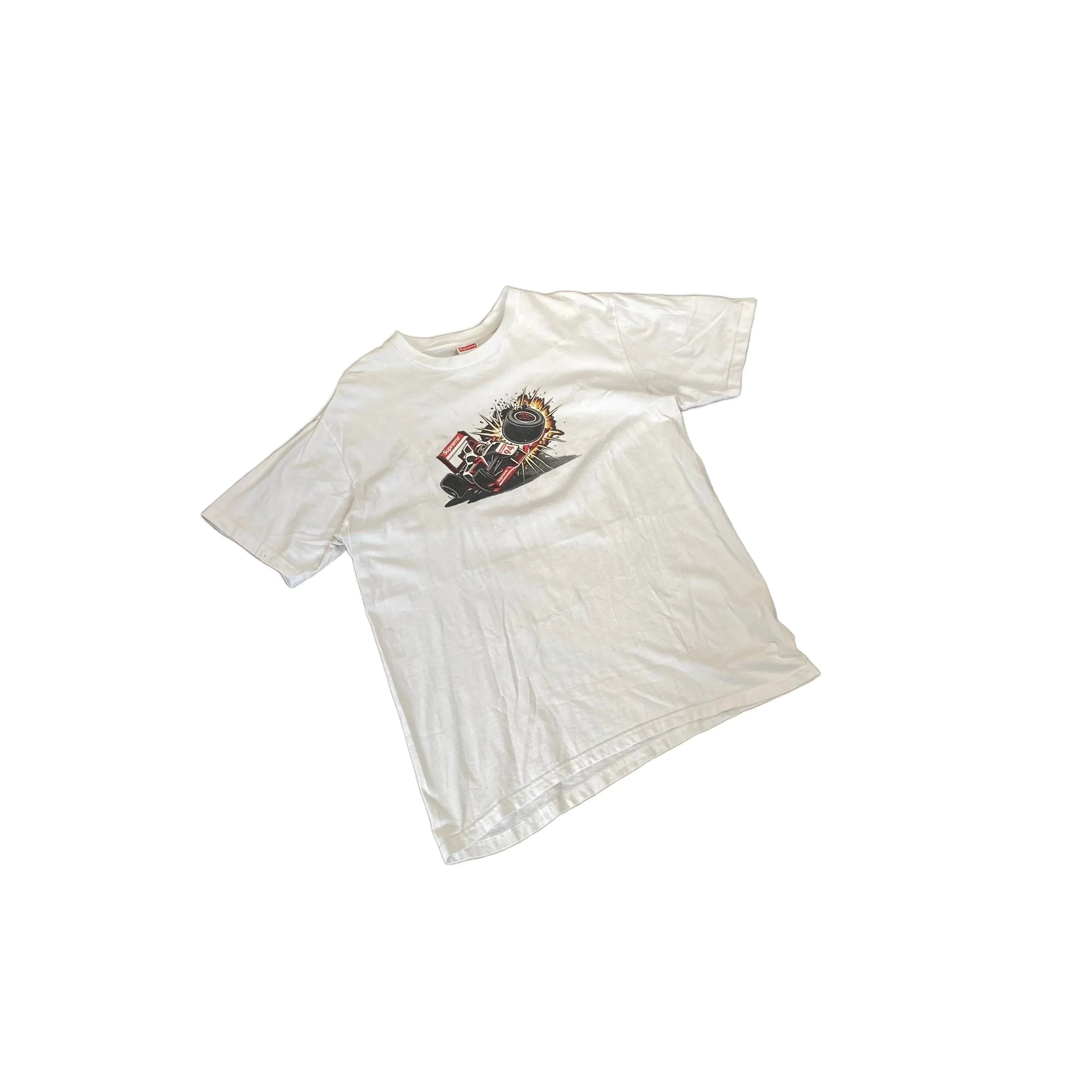White Supreme Tee - M