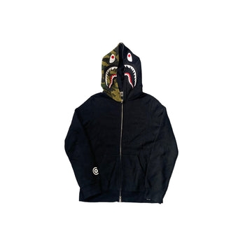 Black A Bathing Ape (BAPE) Shark Hoodie - XS