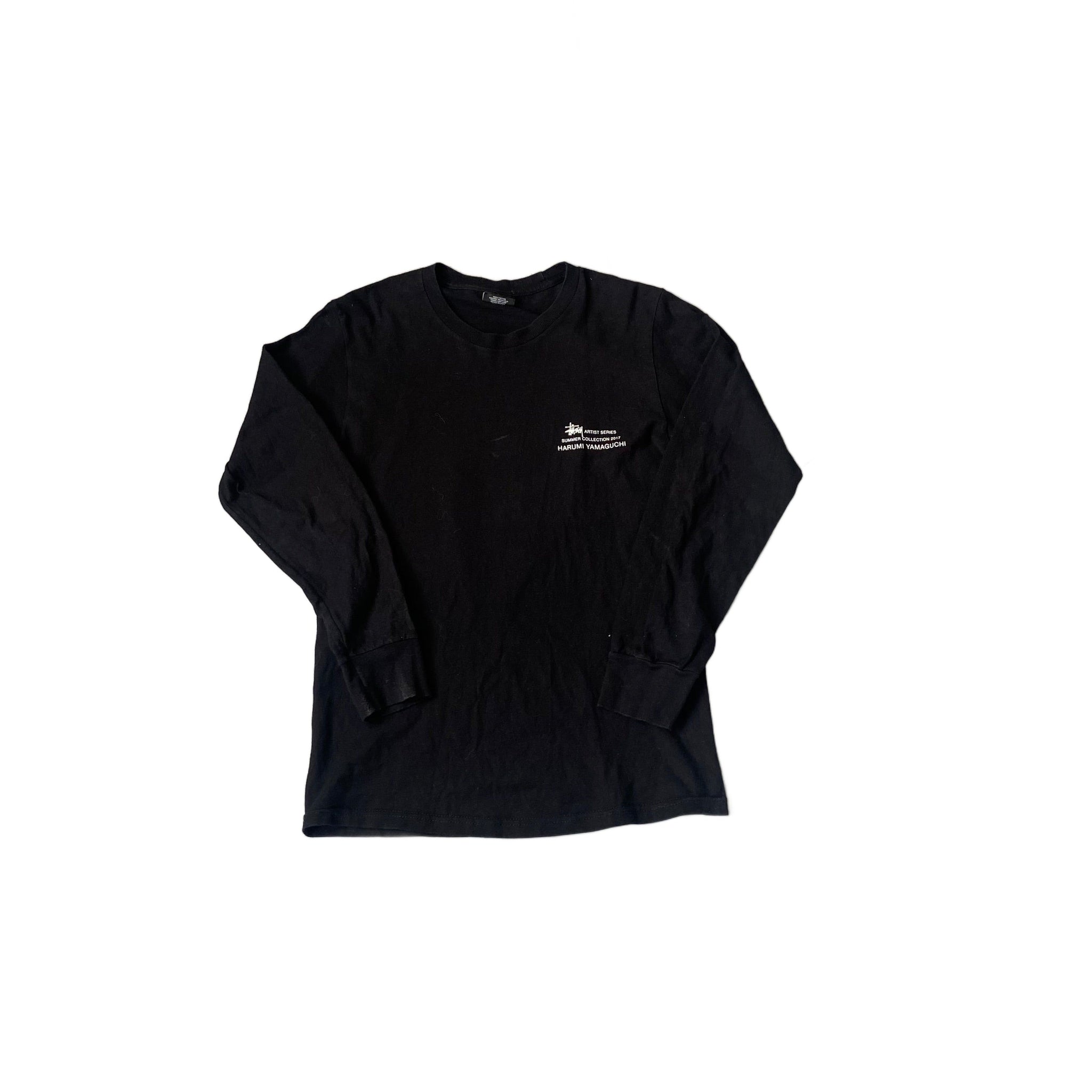 Black Stussy Long Sleeve Tee - S