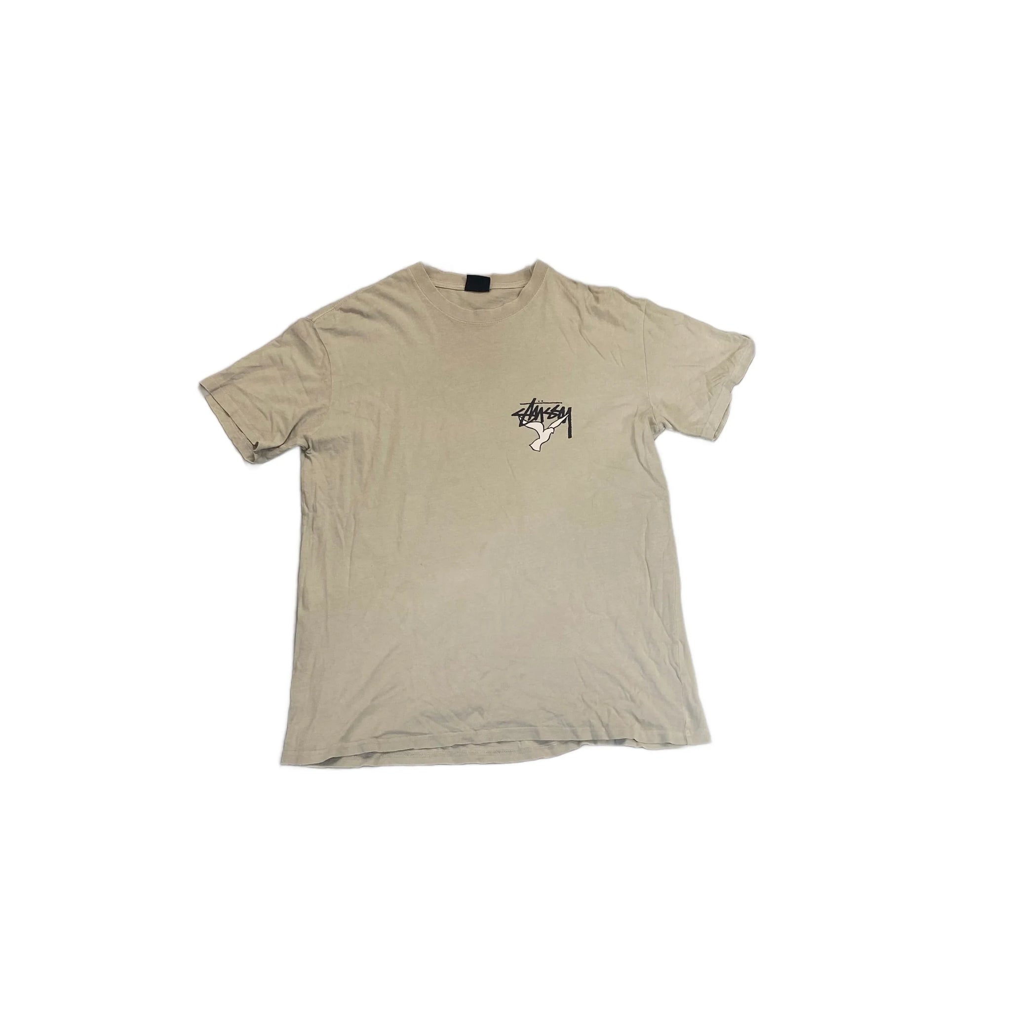 Beige Stussy Tee - M