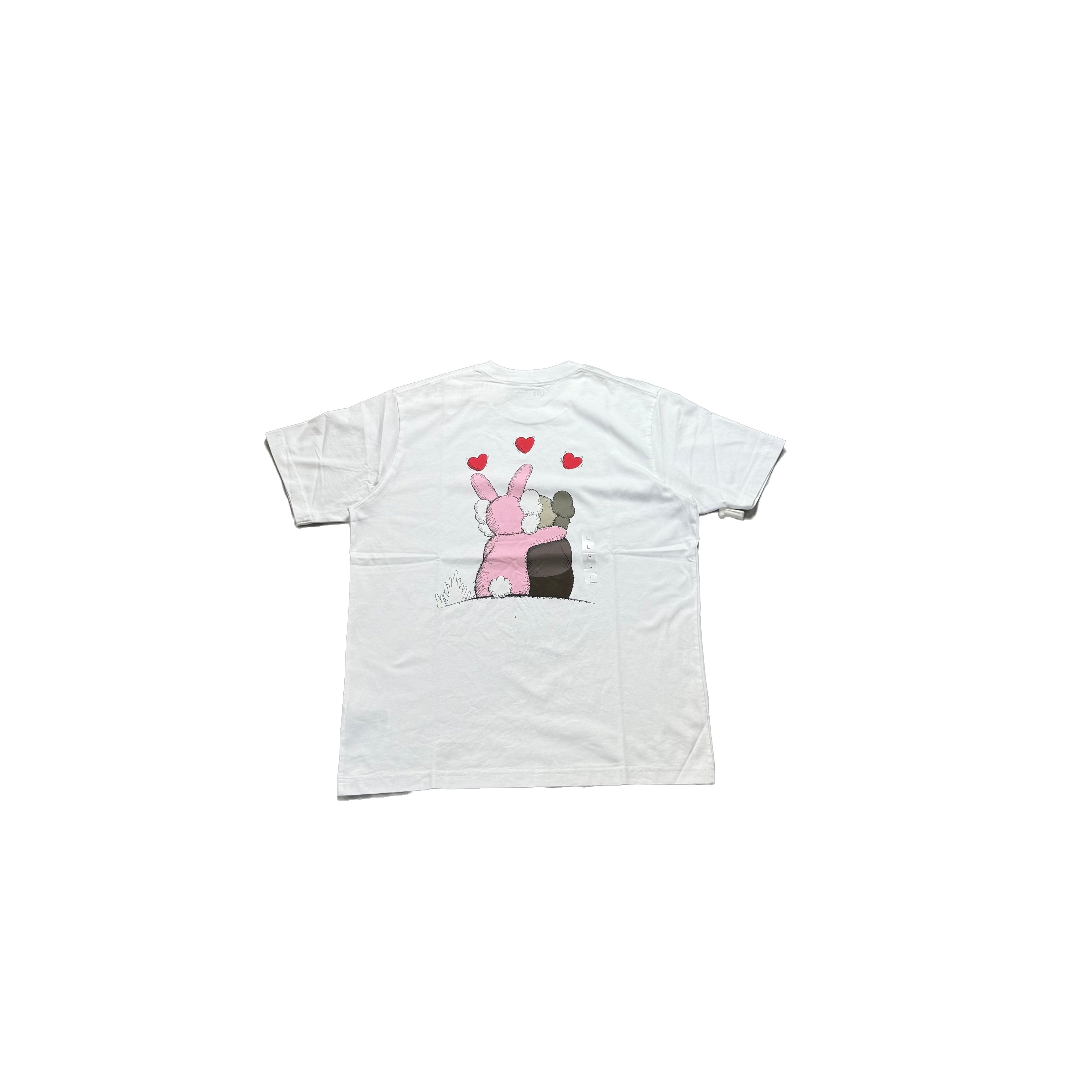 BNWT White Uniqlo x KAWS Tee - L