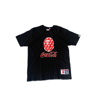 Black A Bathing Ape (BAPE) x Coca Cola Tee - L