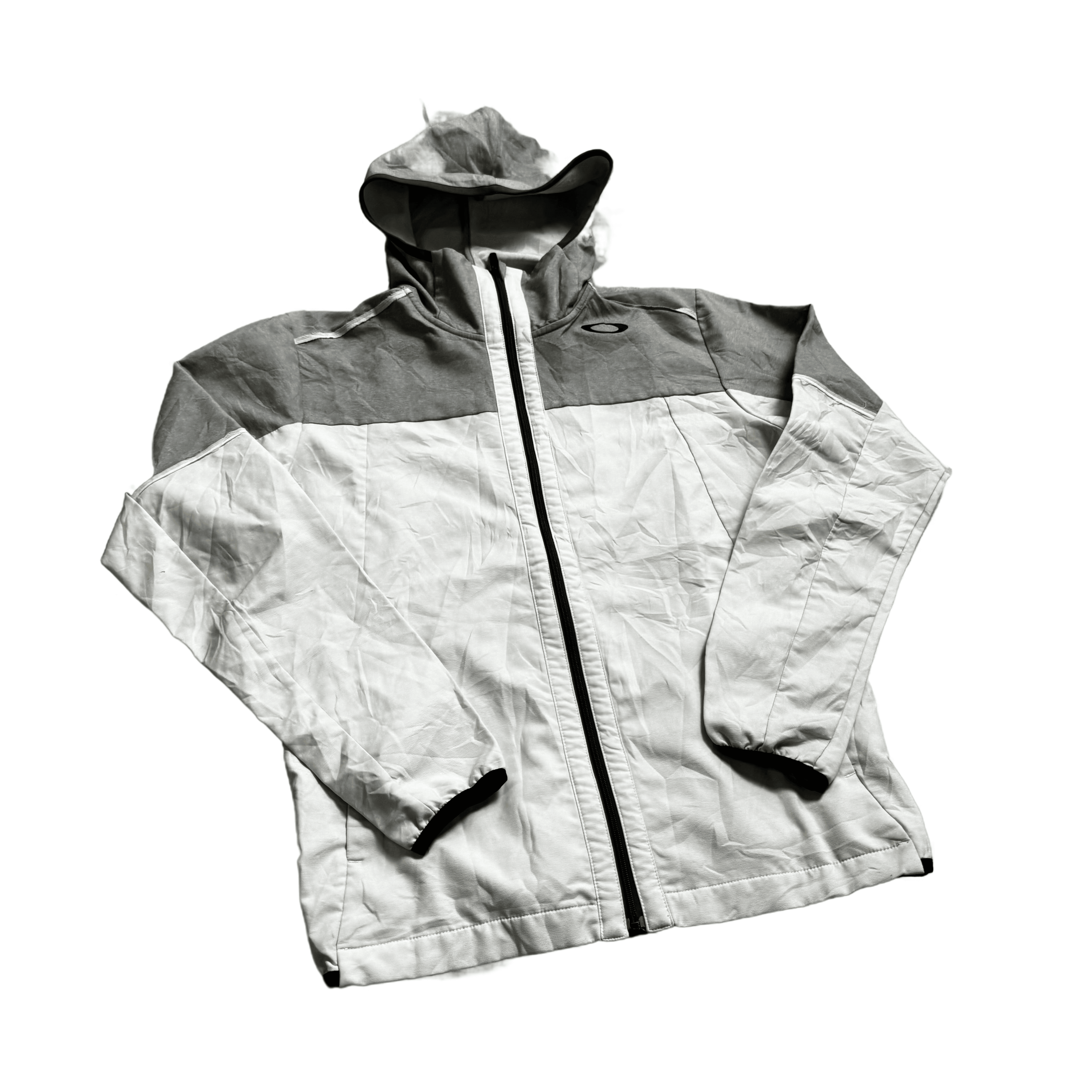 Grey + White Oakley Jacket - M