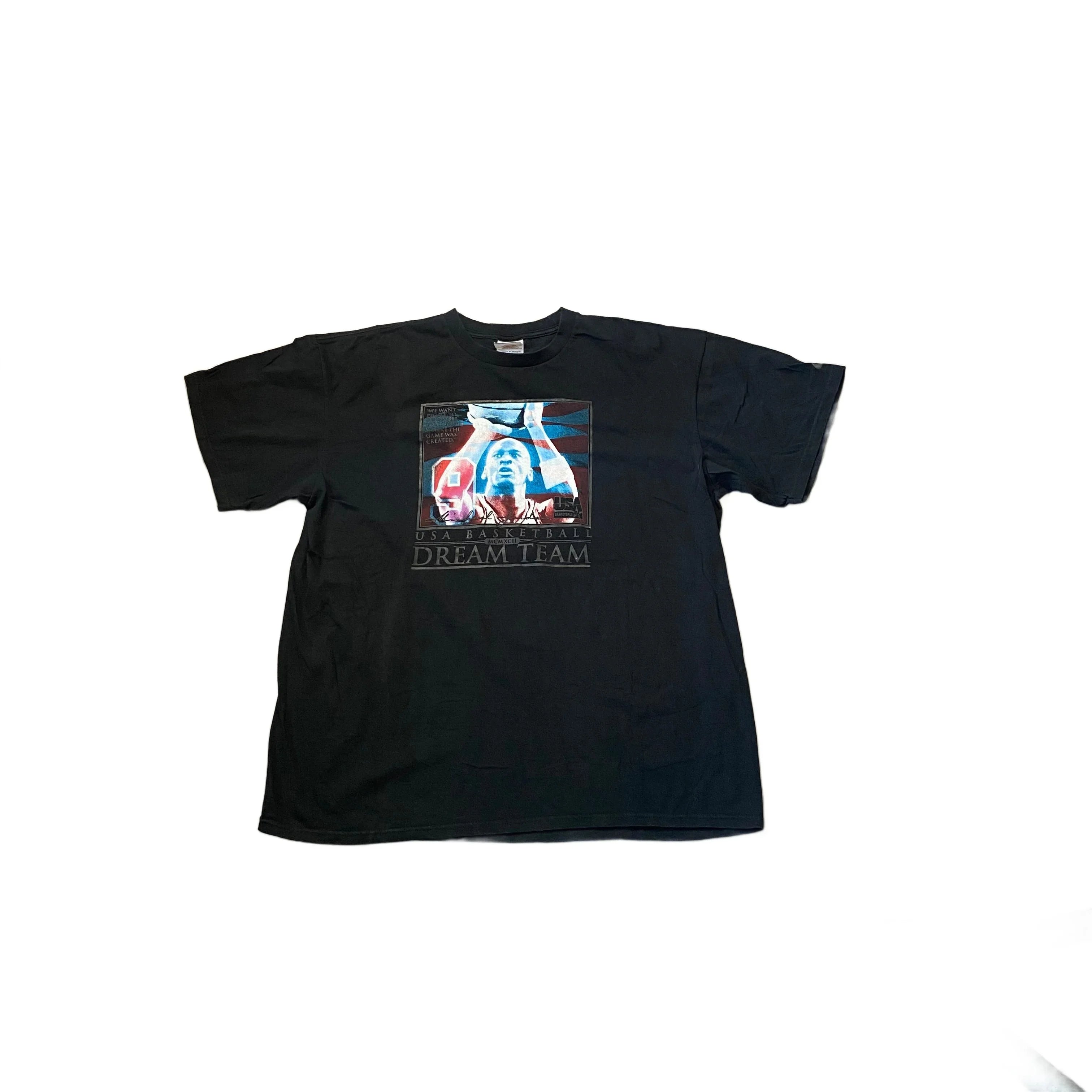Vintage 90s Black Nike Tee - XL