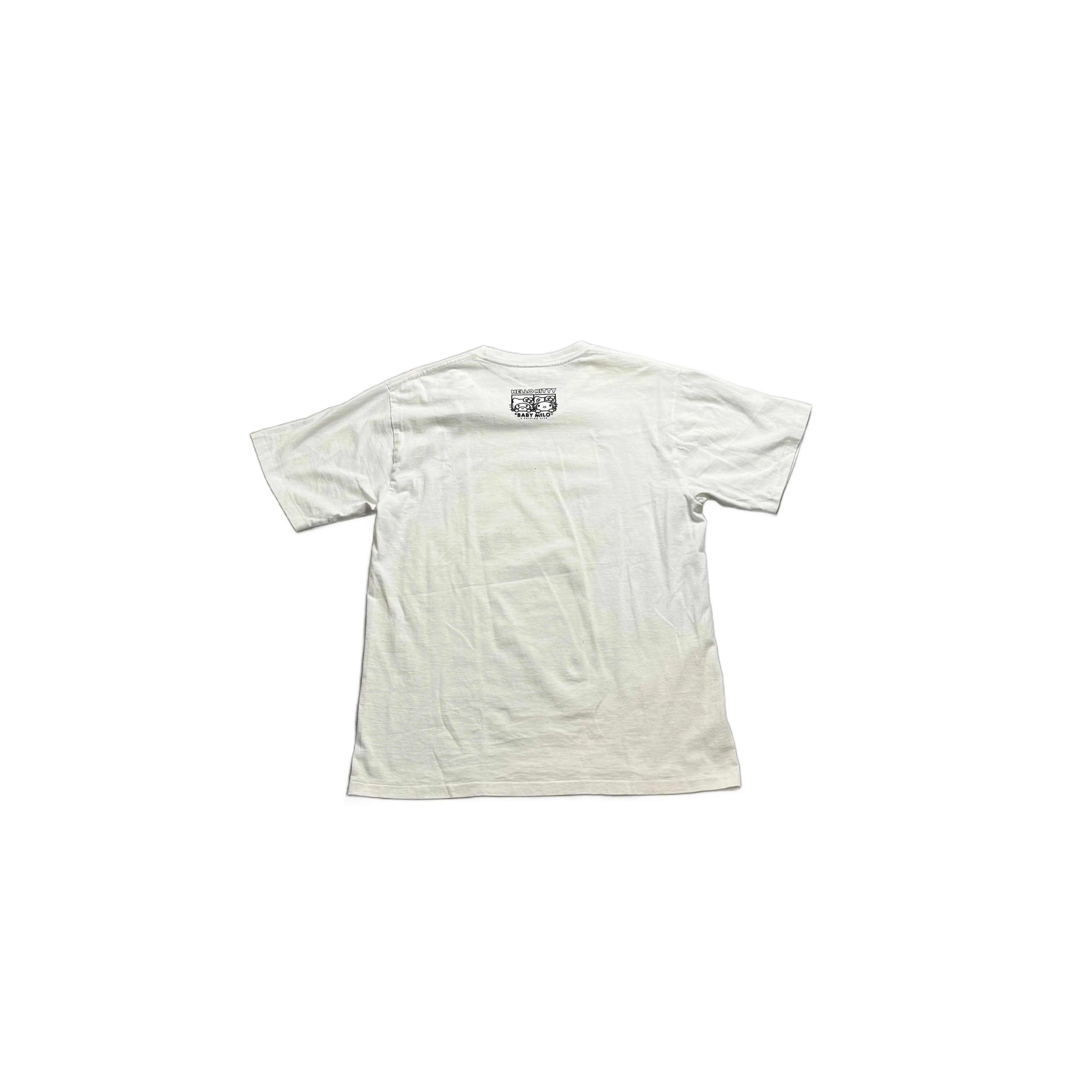 White A Bathing Ape (BAPE) x Hello Kitty Tee - L