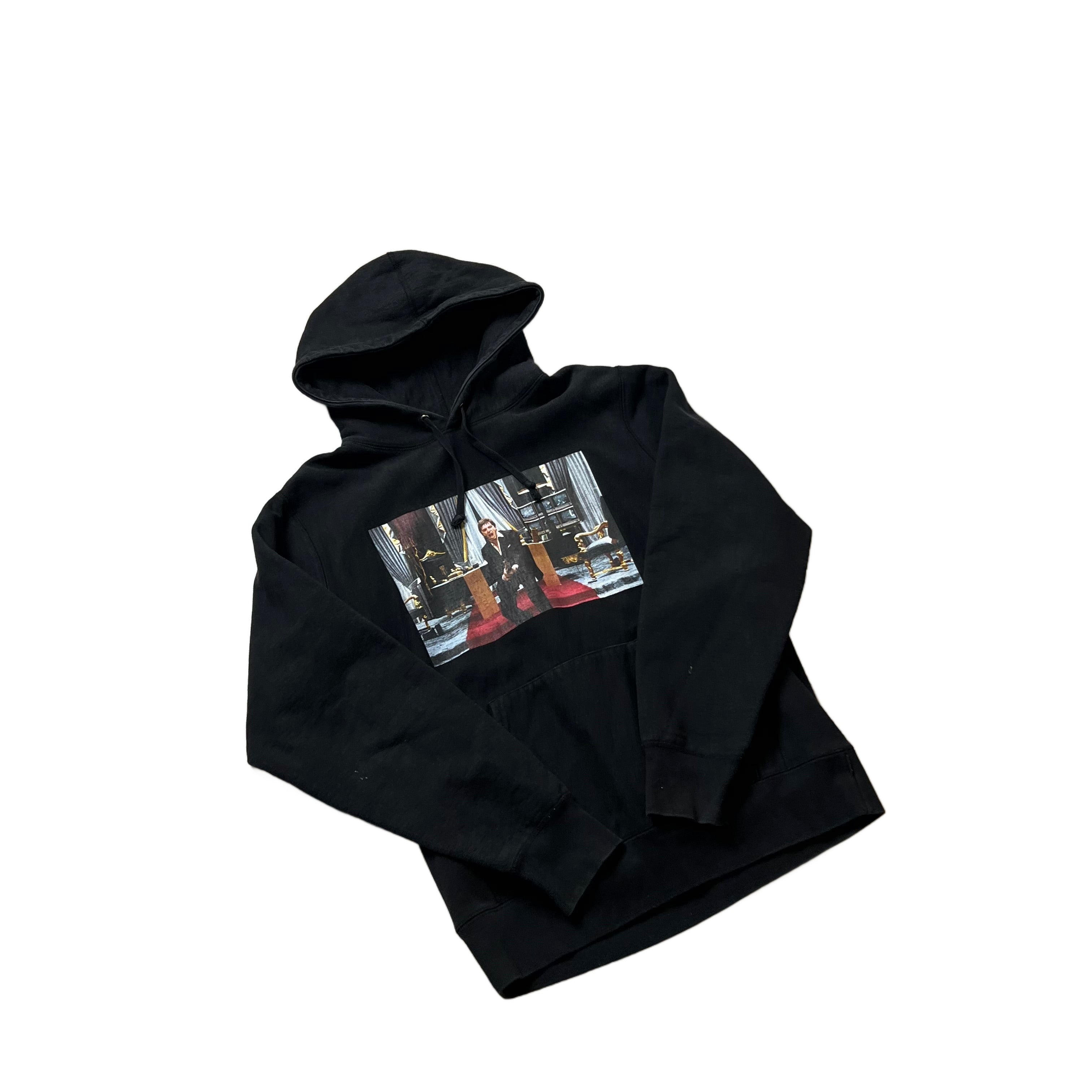 Black Supreme Scarface Hoodie - M