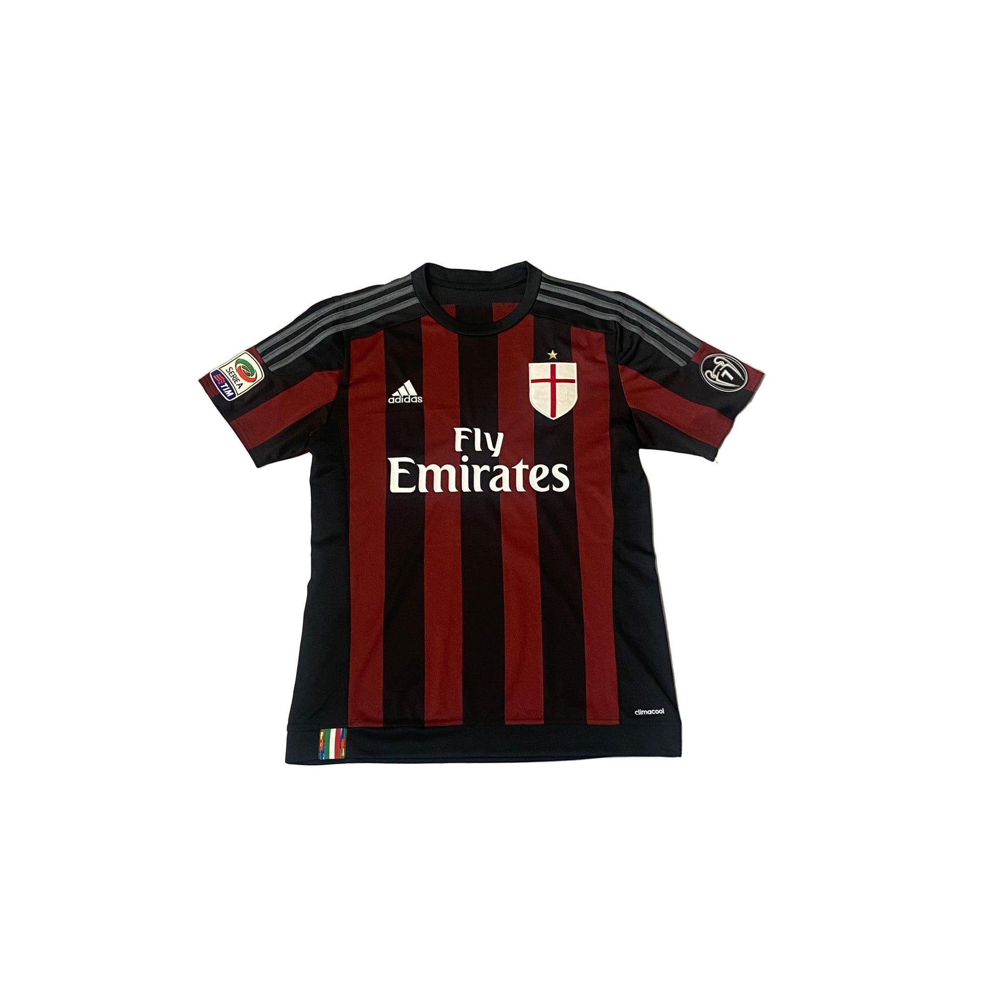 2015 - 16 AC Milan Home Shirt - M