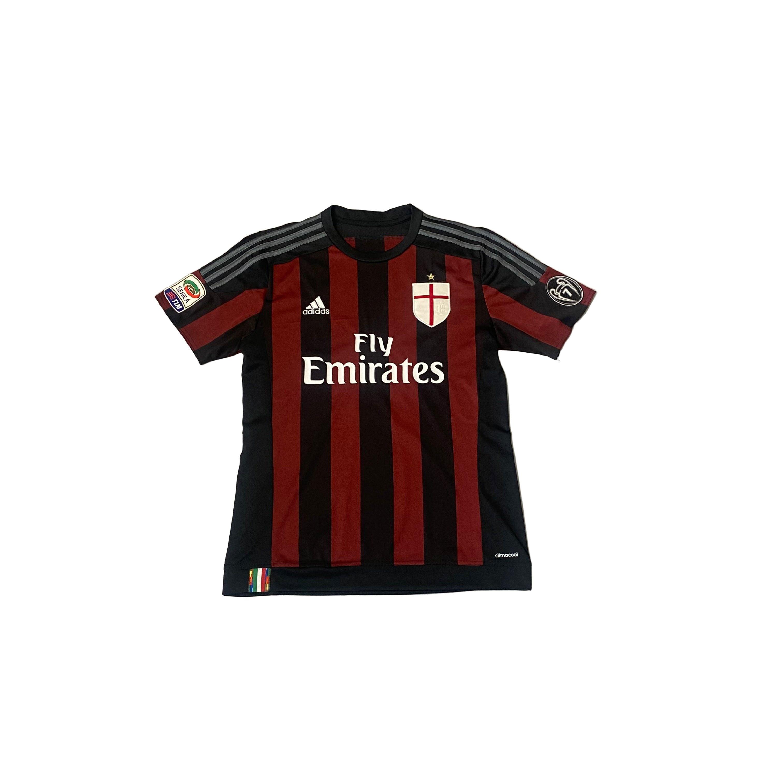 2015 - 16 AC Milan Home Shirt - M