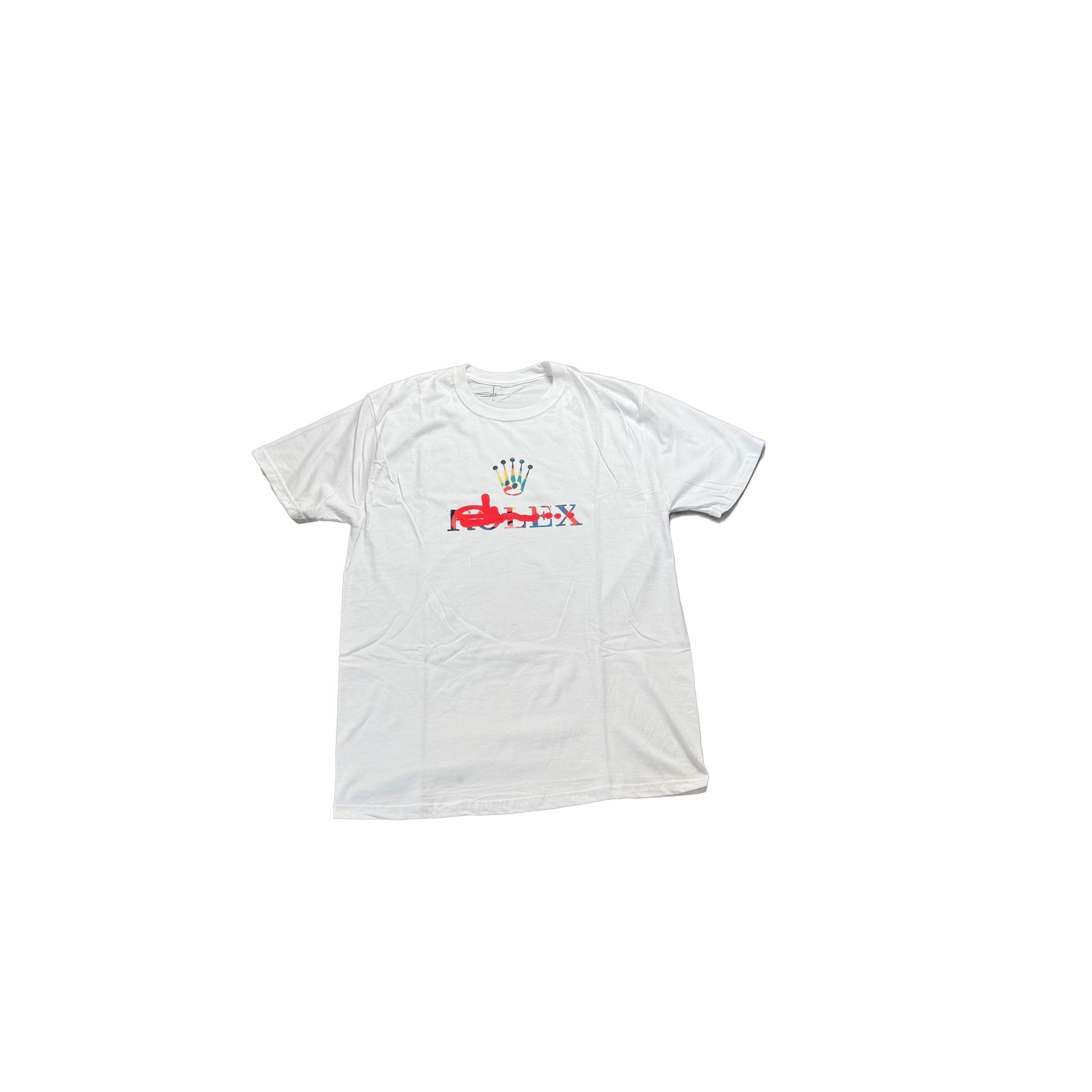 Brand New White Slawn Rolex Tee - L