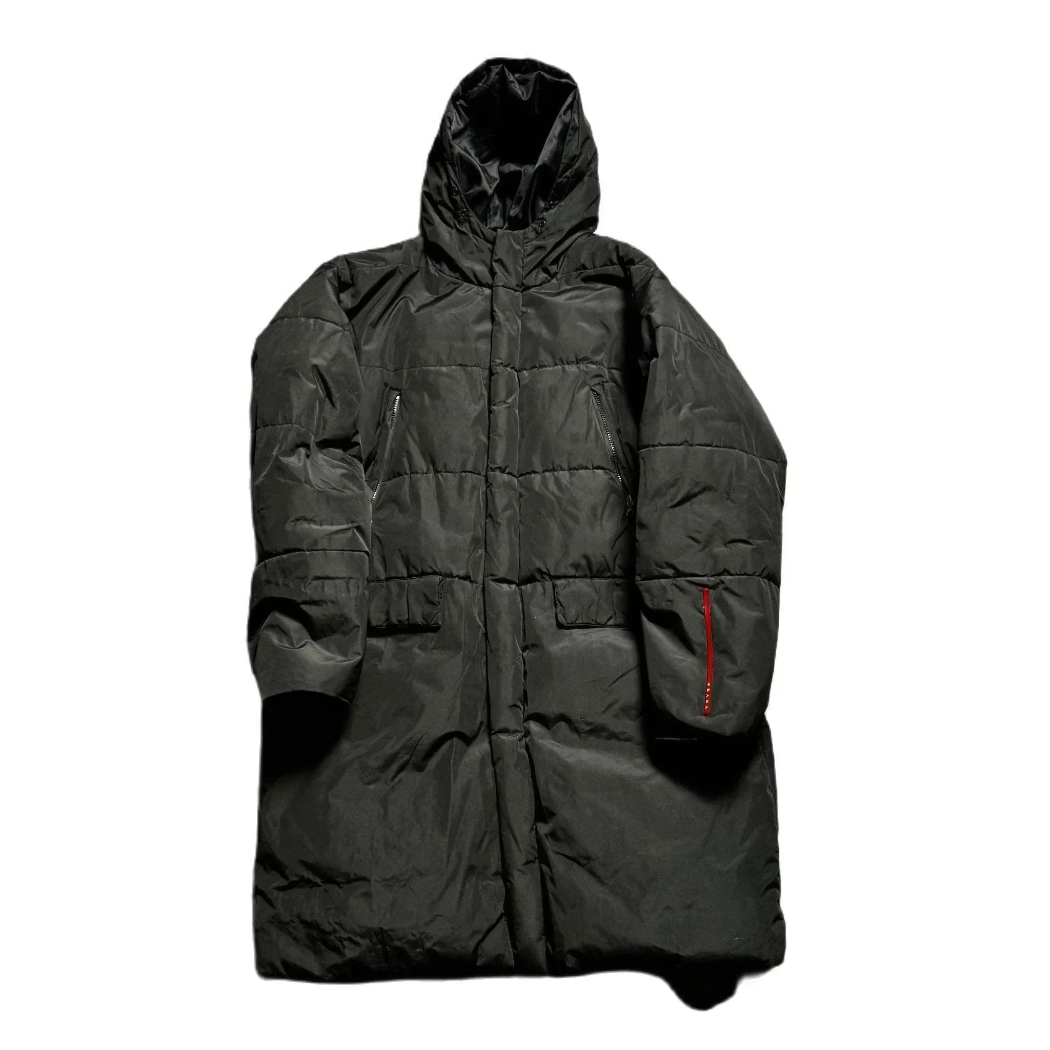 Vintage Green Prada Puffer Coat/ Parka - Medium