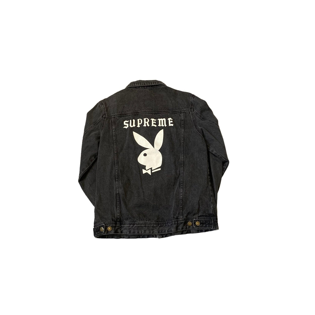 Black Supreme x Playboy Denim Jacket - L