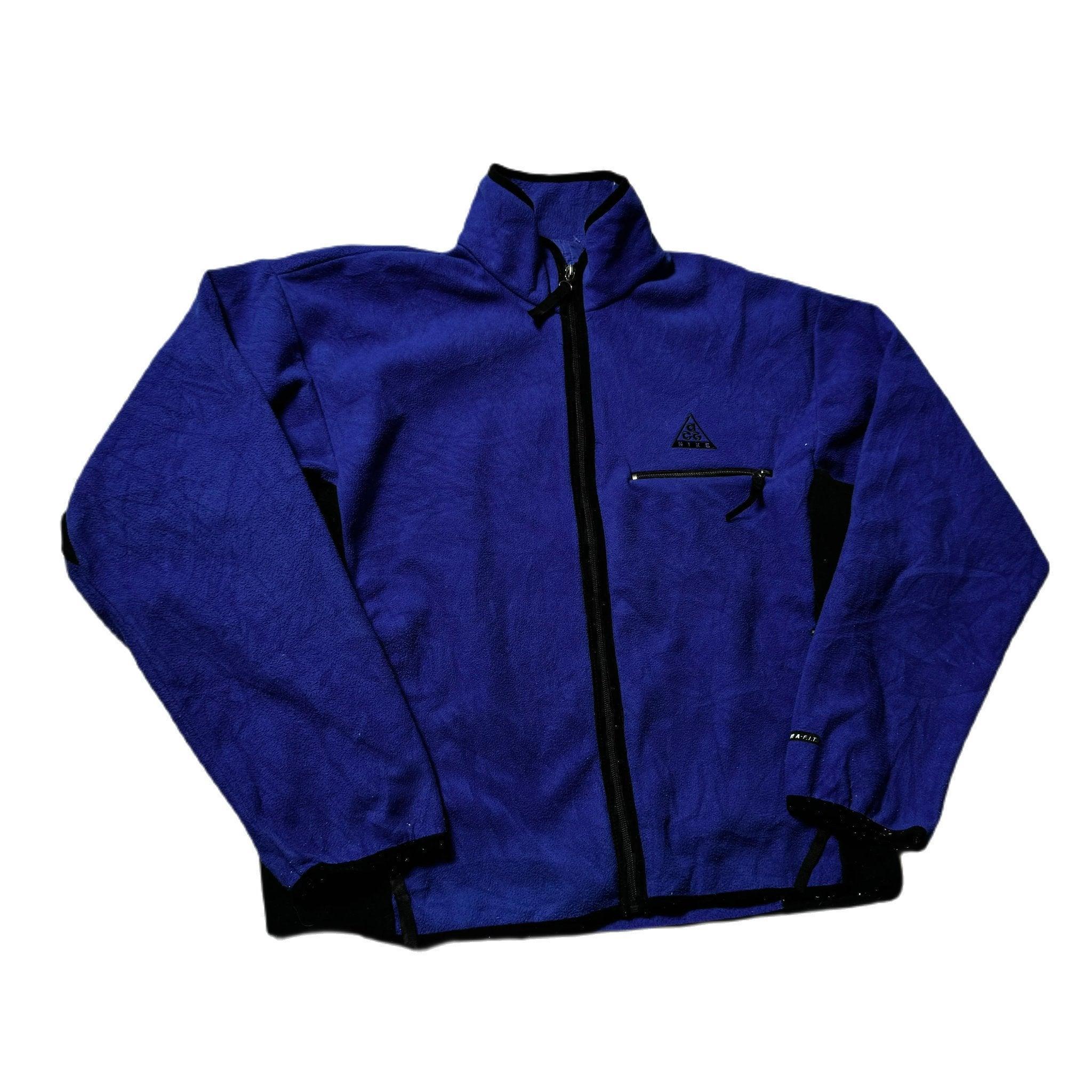 Vintage Blue + Black Nike ACG Fleece - L