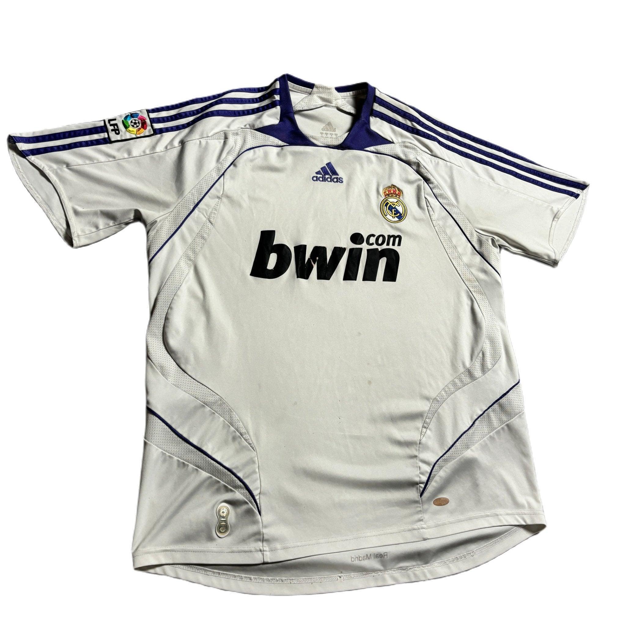 2007 - 08 Real Madrid Home Shirt - L