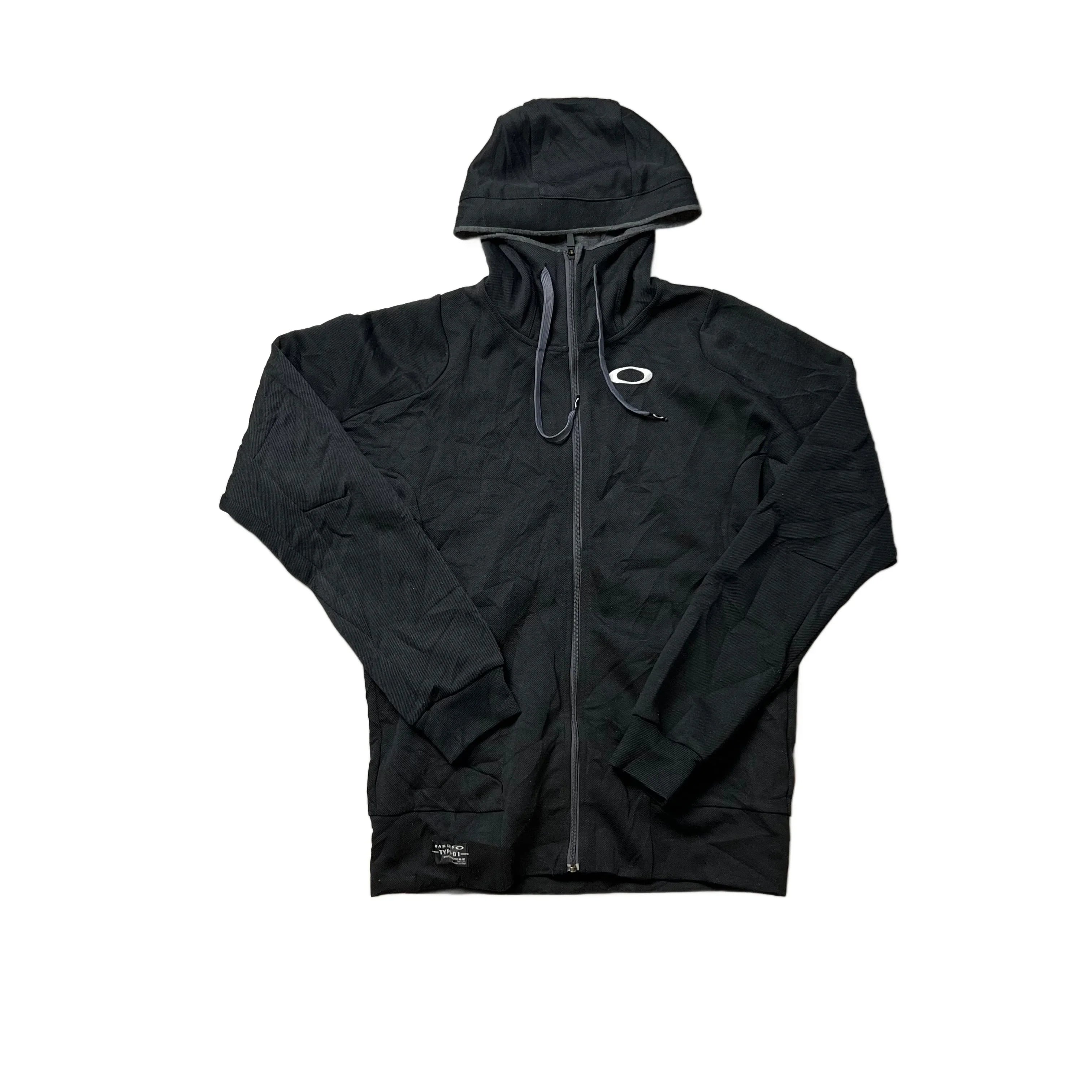 Black Oakley Zip Up Hoodie - S